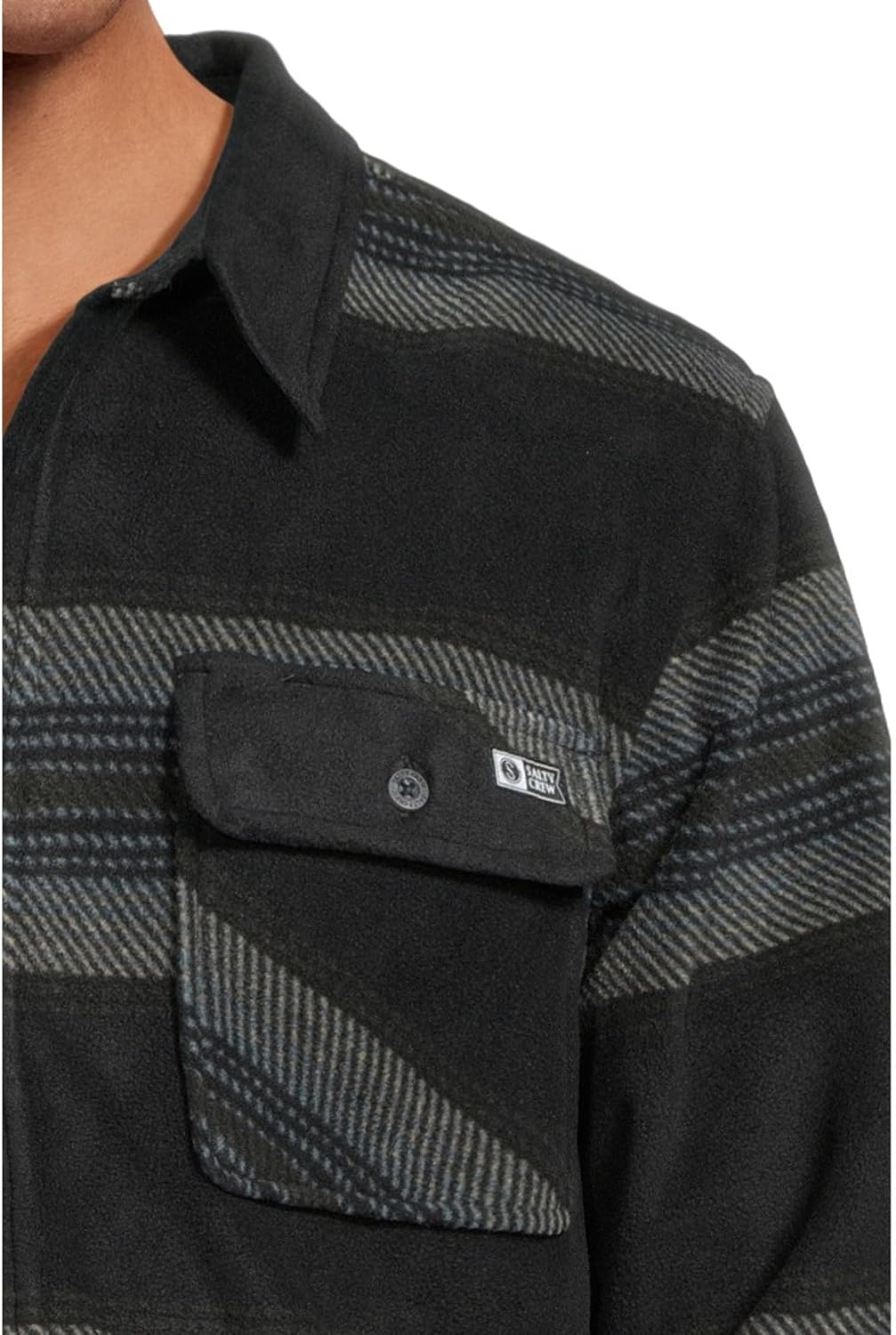 Salty Crew Men's Swellter Polar Fleece Shirt - Image 4