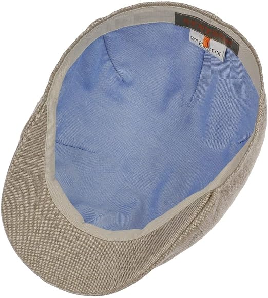 Stetson Flowlin Pet Dames/Heren - flat hat linnen cap met klep voering
