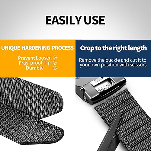 Miniatura 9 de TACTICAL BIRD Men's Nylon Belt, Tactical Belts Breathable Webbing Canvas Belt with Buckle