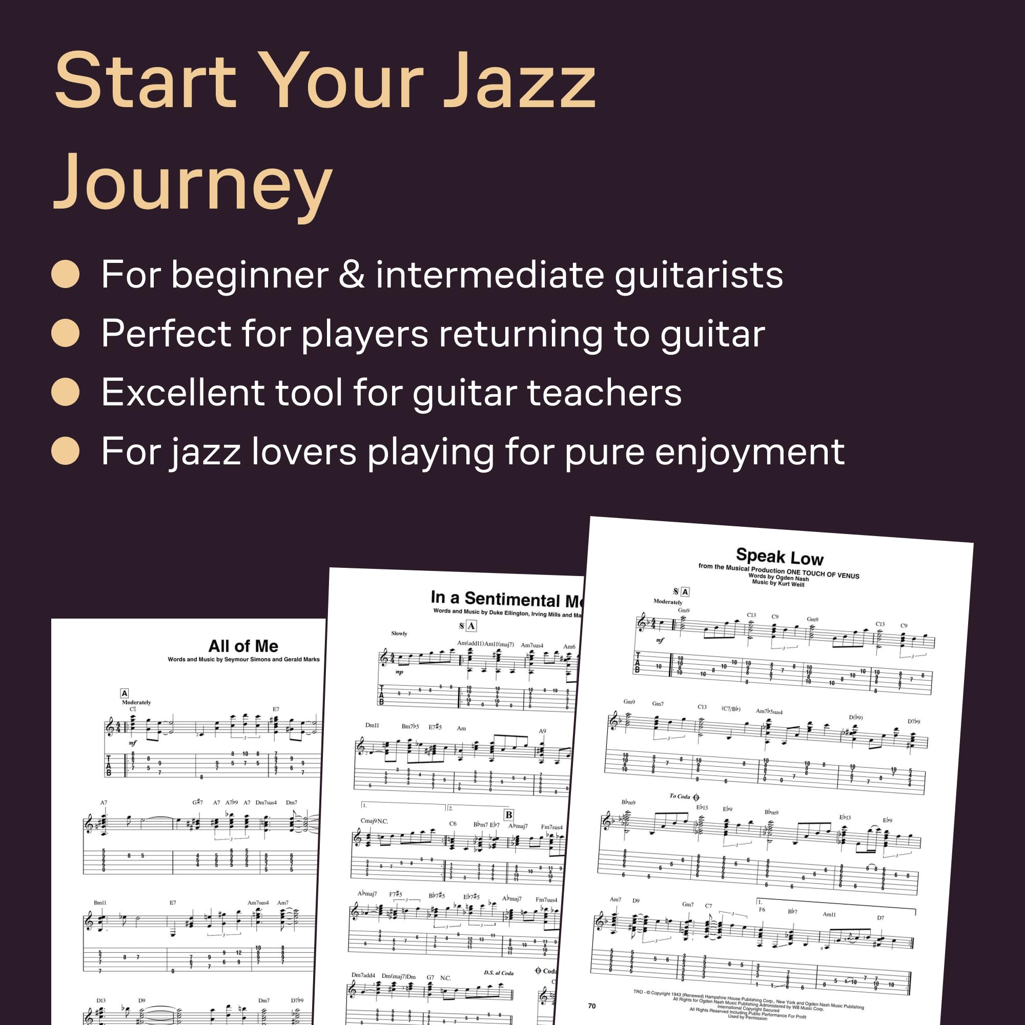 Snapklik.com : First 50 Jazz Standards You Should Play On Guitar Chord ...