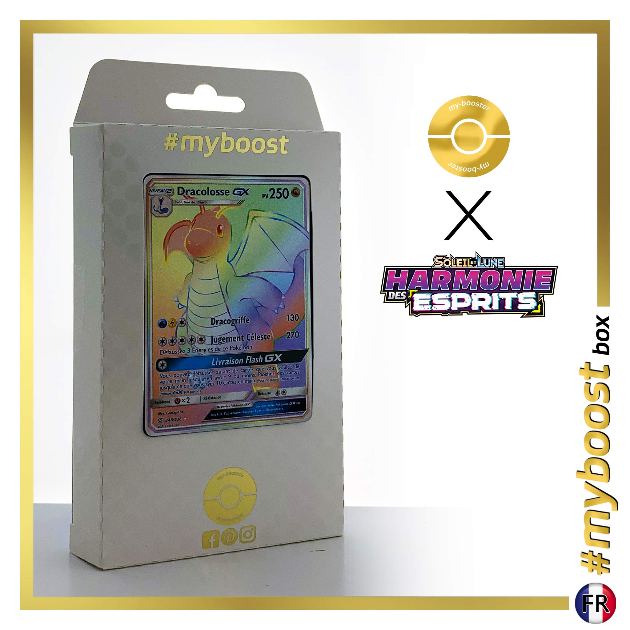 Buy DracolosseGX (DragoniteGX) 248/236 Shiny Rainbow myboost X