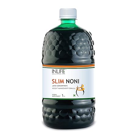 INLIFE Slimming Noni Juice Concentrate, Premium Weight Management Supplement, Garcinia Cambogia, Moringa and other powerful herbs - 1 Litre Family Pack