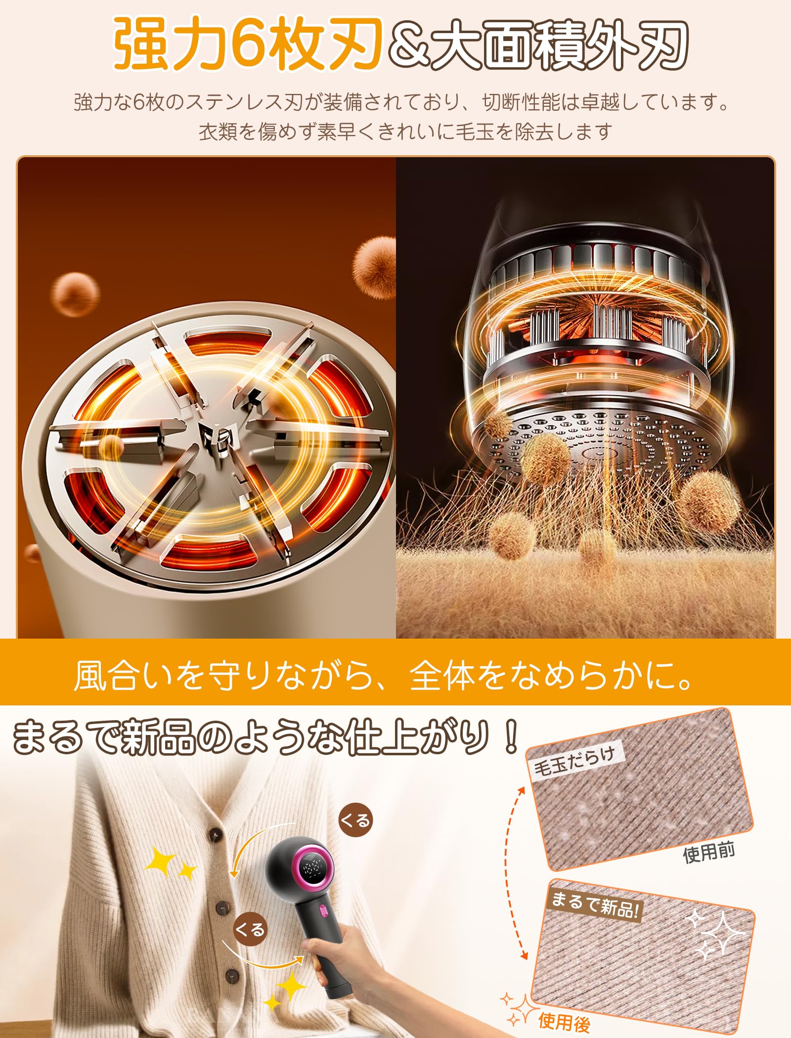 Amazon.co.jp: 【ドイツ レッド•ドット賞受賞製品】YAMOOCO 毛