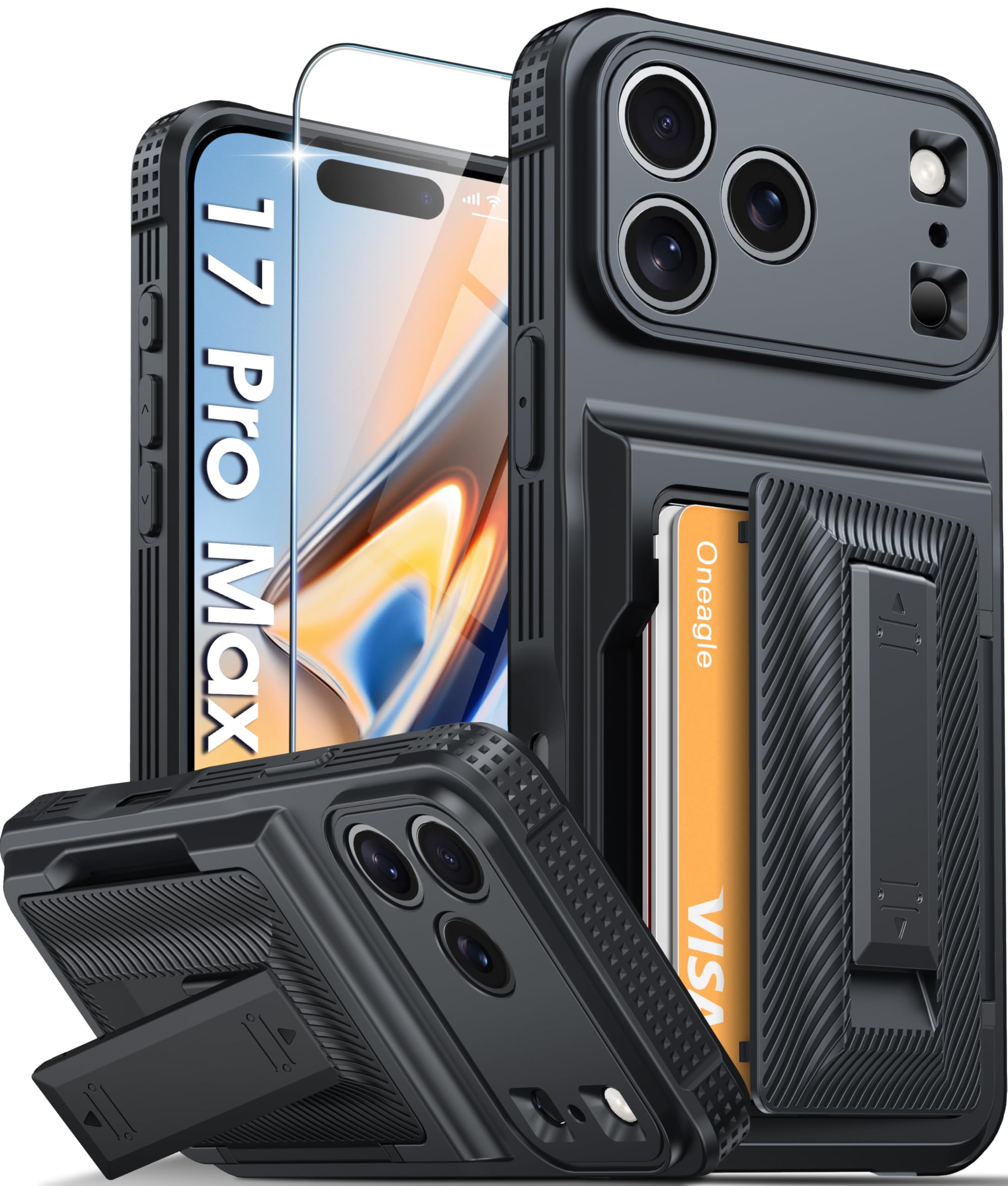 Amazon.com: Oneagle Wallet for iPhone 17 Pro Max Case with Card