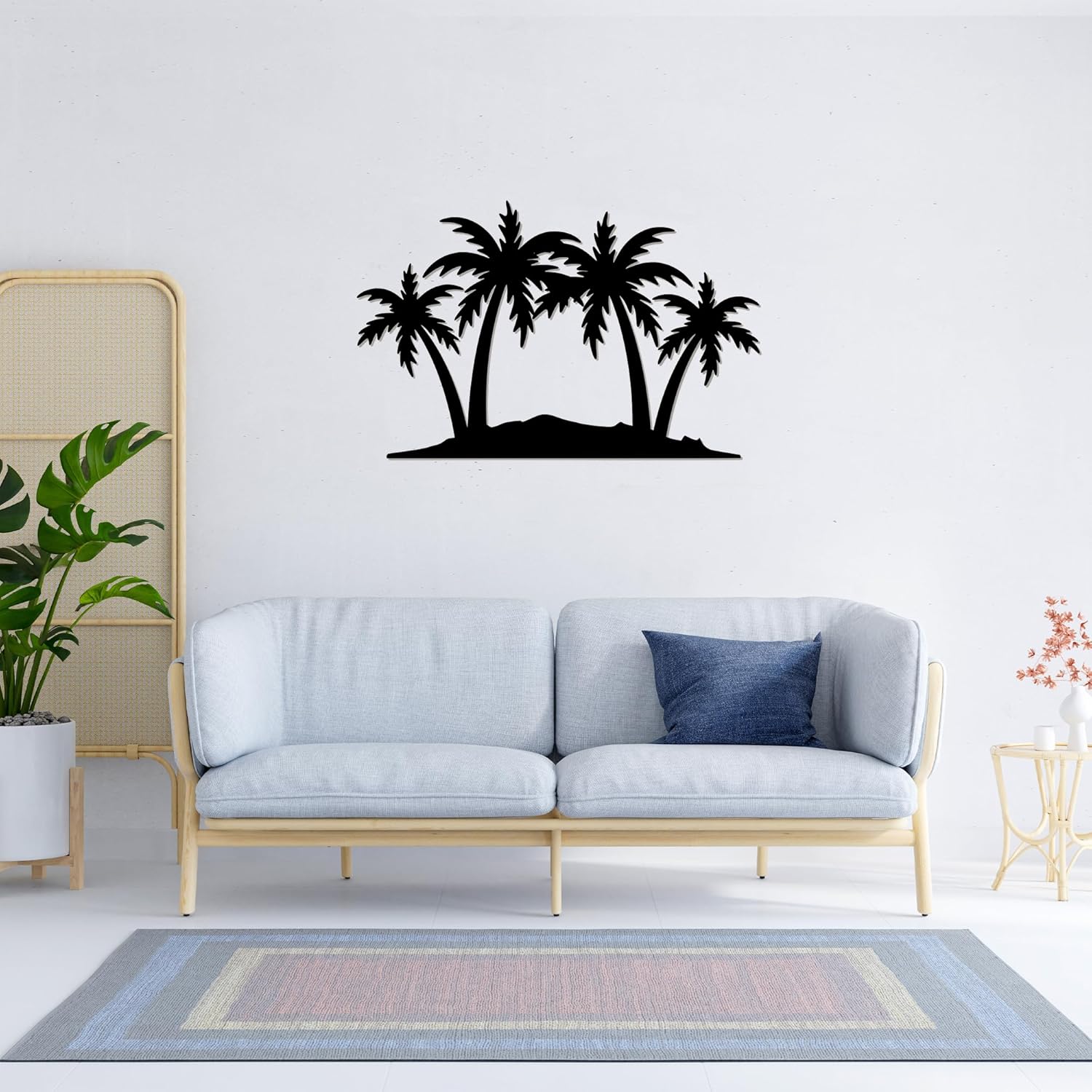 METALPLEX Palm Tree Metal Wall Art Durable And Rustfree