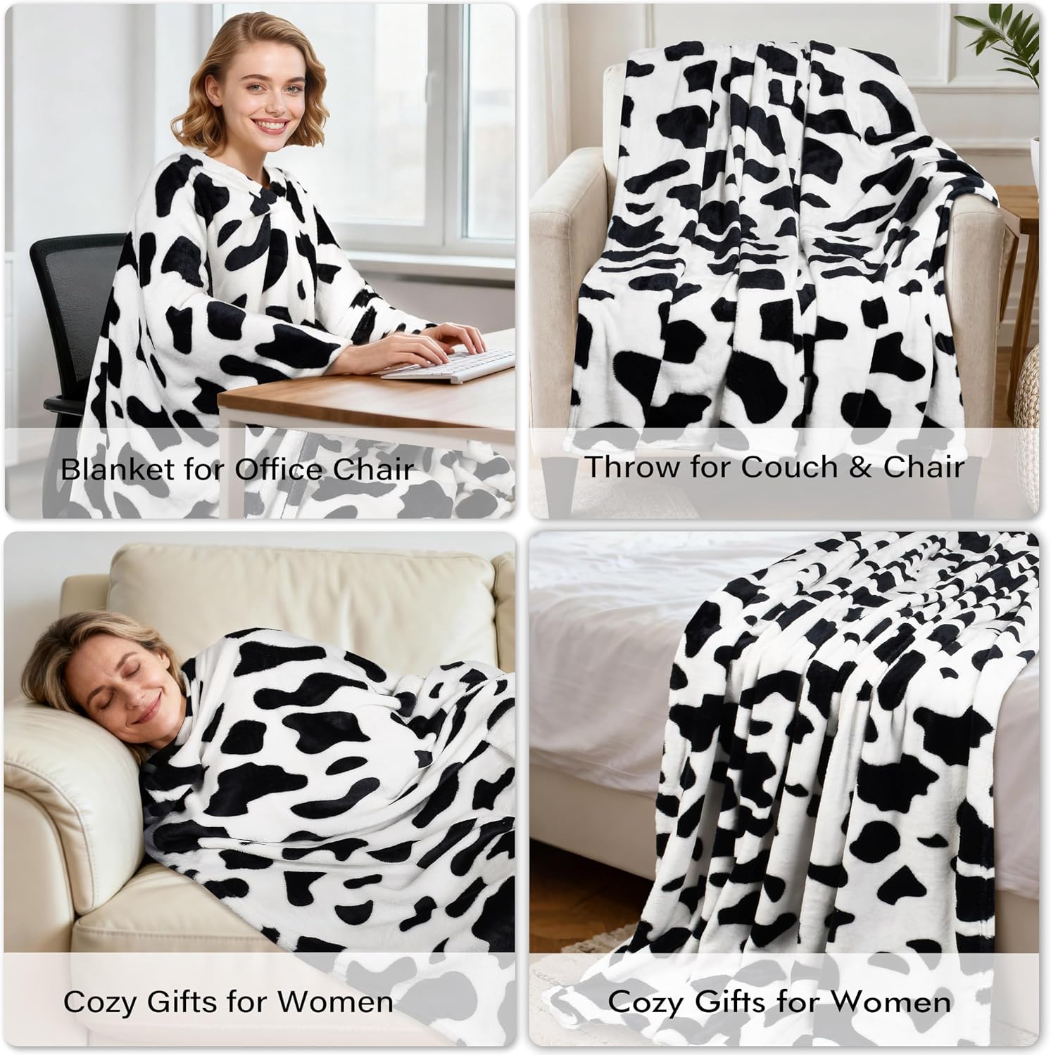 Catalonia Wearable Blanket Poncho for Adult, Super Soft Comfort TV Throw Blanket Cape for Women and Men