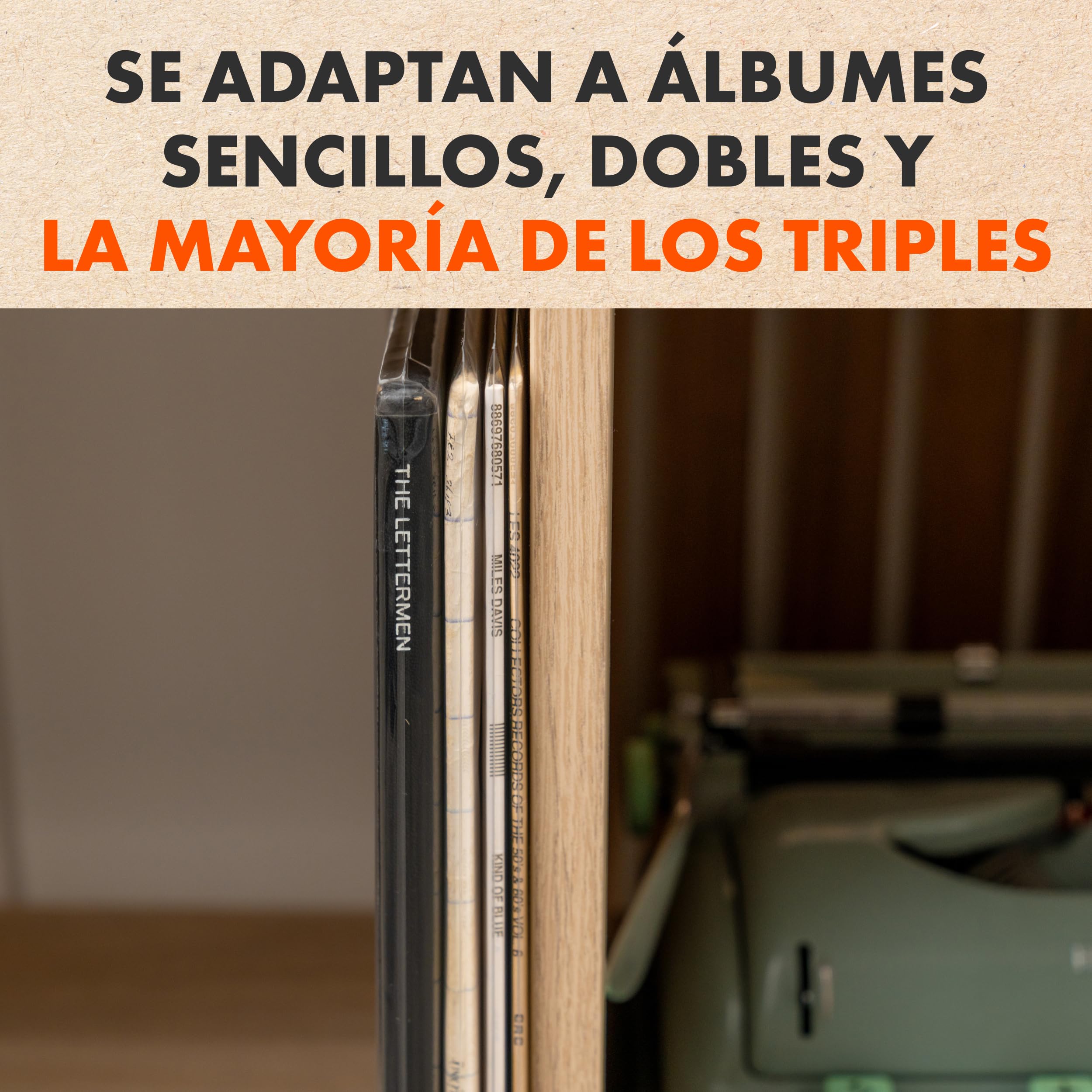 100x Fundas De Vinilo Standard Transparentes LP 33 RPM | Crystal para Solo Doble Fundas | Exteriores Plastico Protectoras De Vinilo