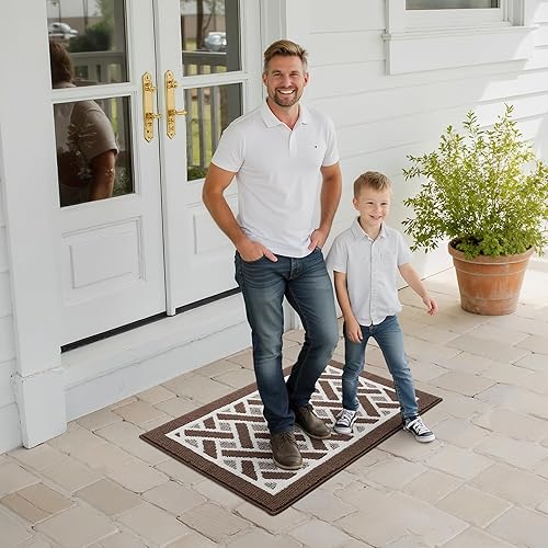 Miniatura 154 de GRANNY SAYS Felpudo para interiores, 32 x 48 pulgadas, antideslizante, tapete grande para puerta, tapete de bienvenida para exteriores, lavable