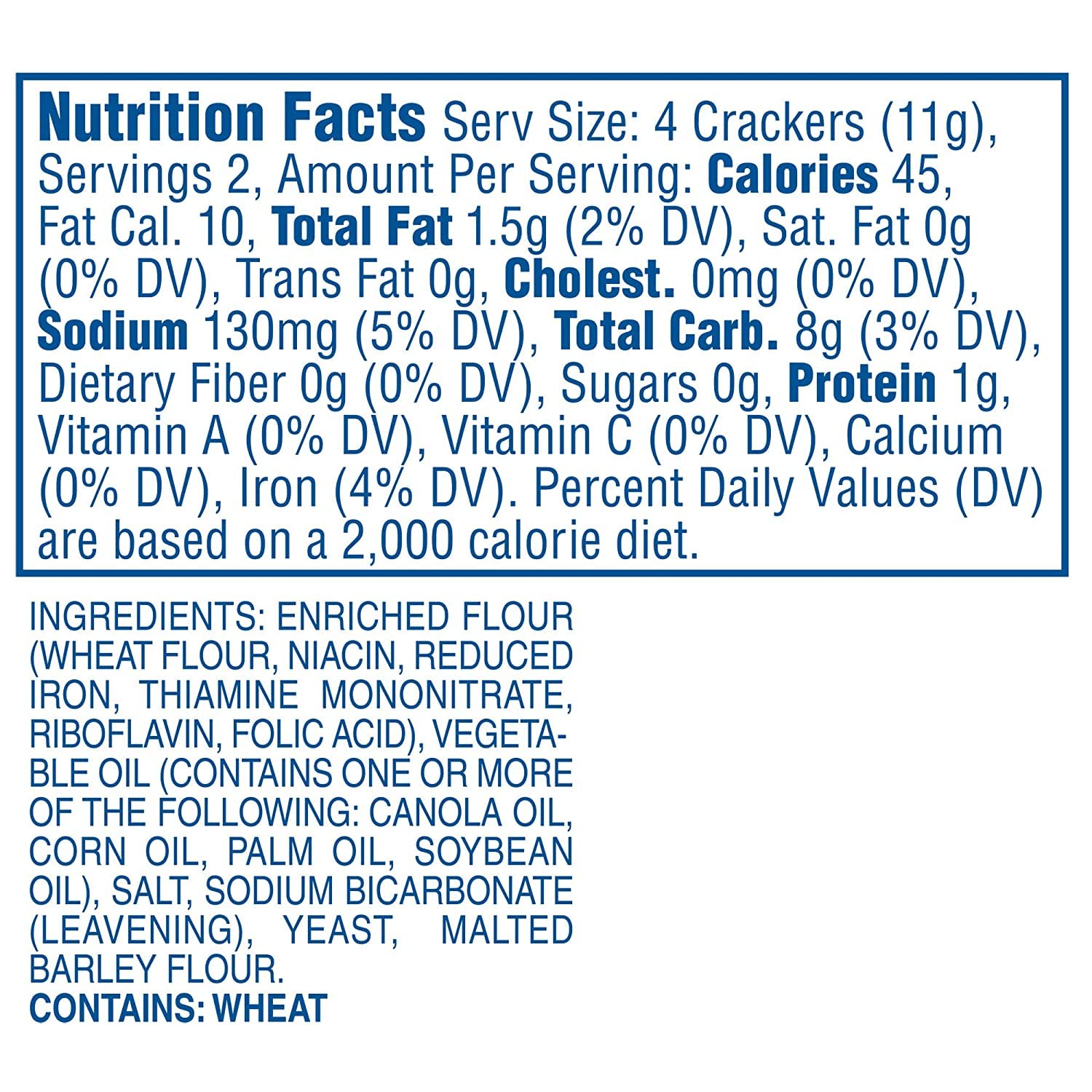 Buy Lance Saltines Crackers Single Serve Packs 2 Crackers per pack