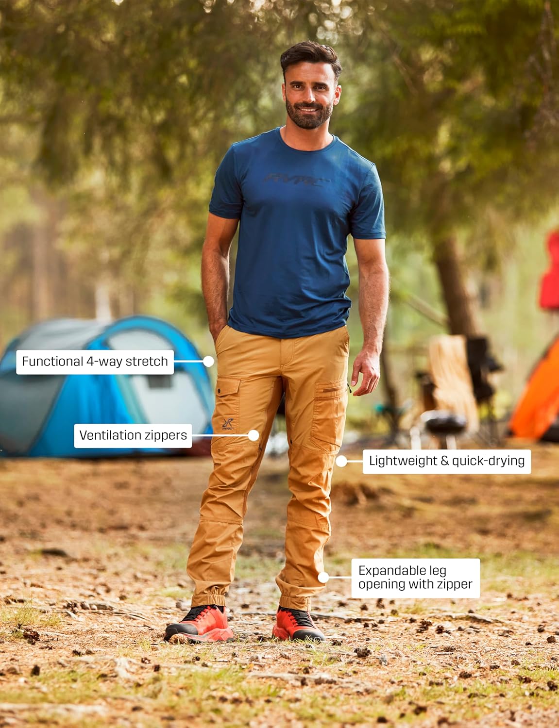 RevolutionRace Rambler Lightweight Pro Pants for Men, Lightweight Outdoor and Hiking Pants - Image 6