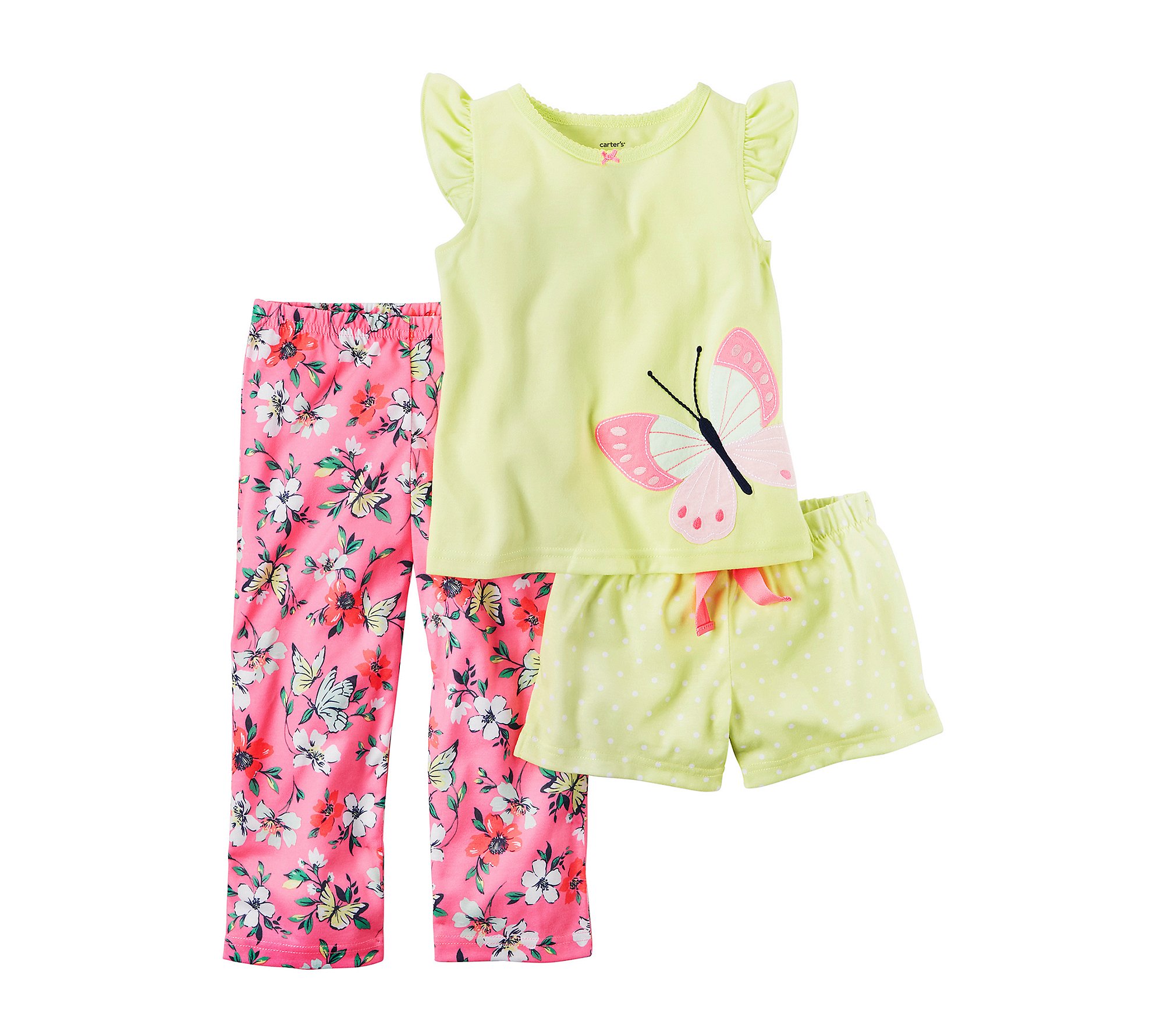 Habit fille Carter's 12 mois ensemble 3 pièces anti irritation cutanée
