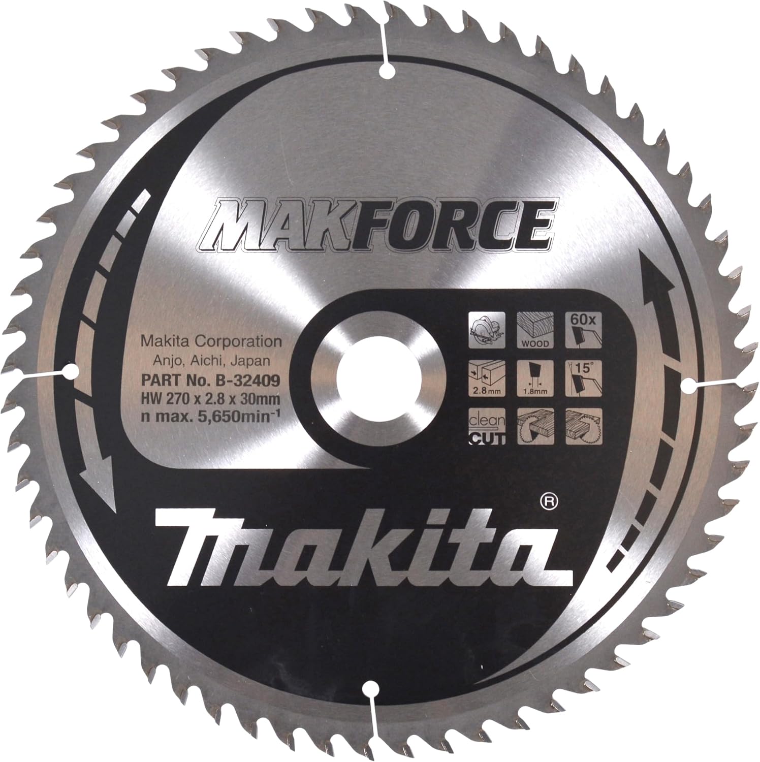 Makita B-32409 Makforce saegeb. 270 x 30 x 60 Z