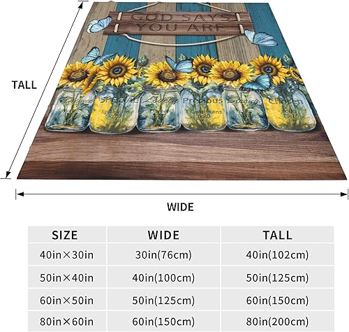 Miniatura 10 de YETTA YANG Manta de felpa con versículo bíblico religioso cristiano, oración de Jesús, gracias a Dios, manta de vellón para sofá cama, manta cálida