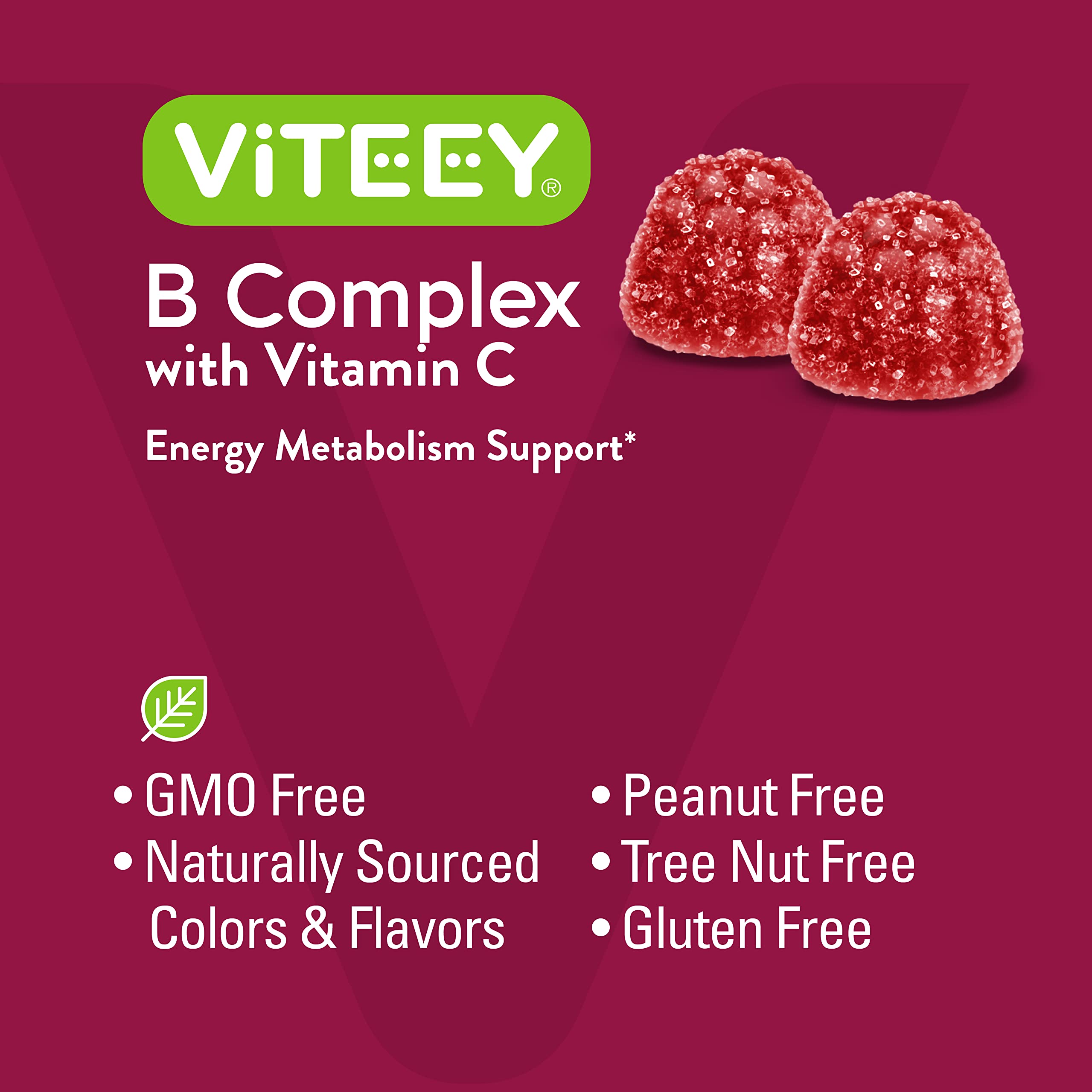 Vitamin B Complex Gummies Vitamin C Vitamin B6 Vitamin B12