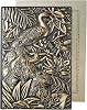YHH Hard back notebook, A5 lined, vintage leather diary, for men and women, embossed, handmade, brown and ivory pages, notebook, writing diary, Christmas, birthday gift, for teachers, students and writer, bird