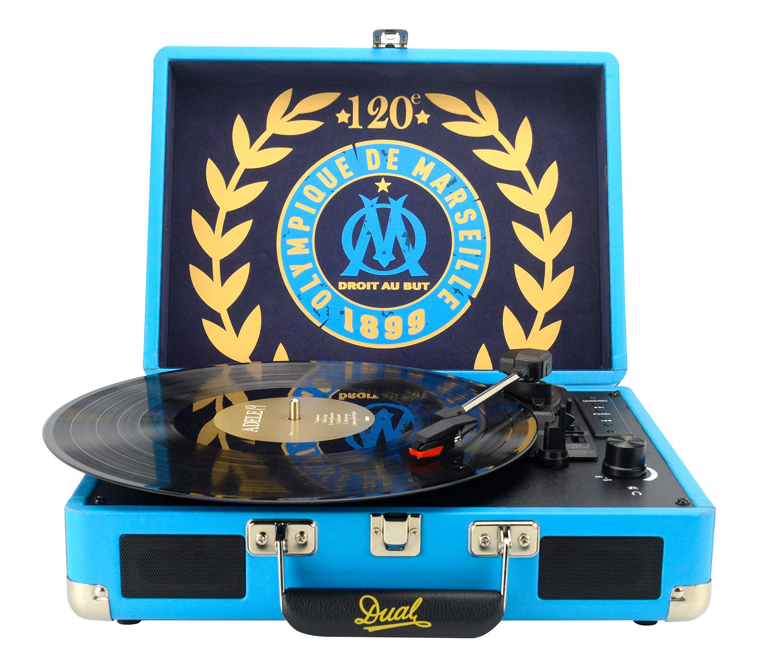 Olympique de Marseille Series Bluetooth Vinyl Suitcase: Amazon.co