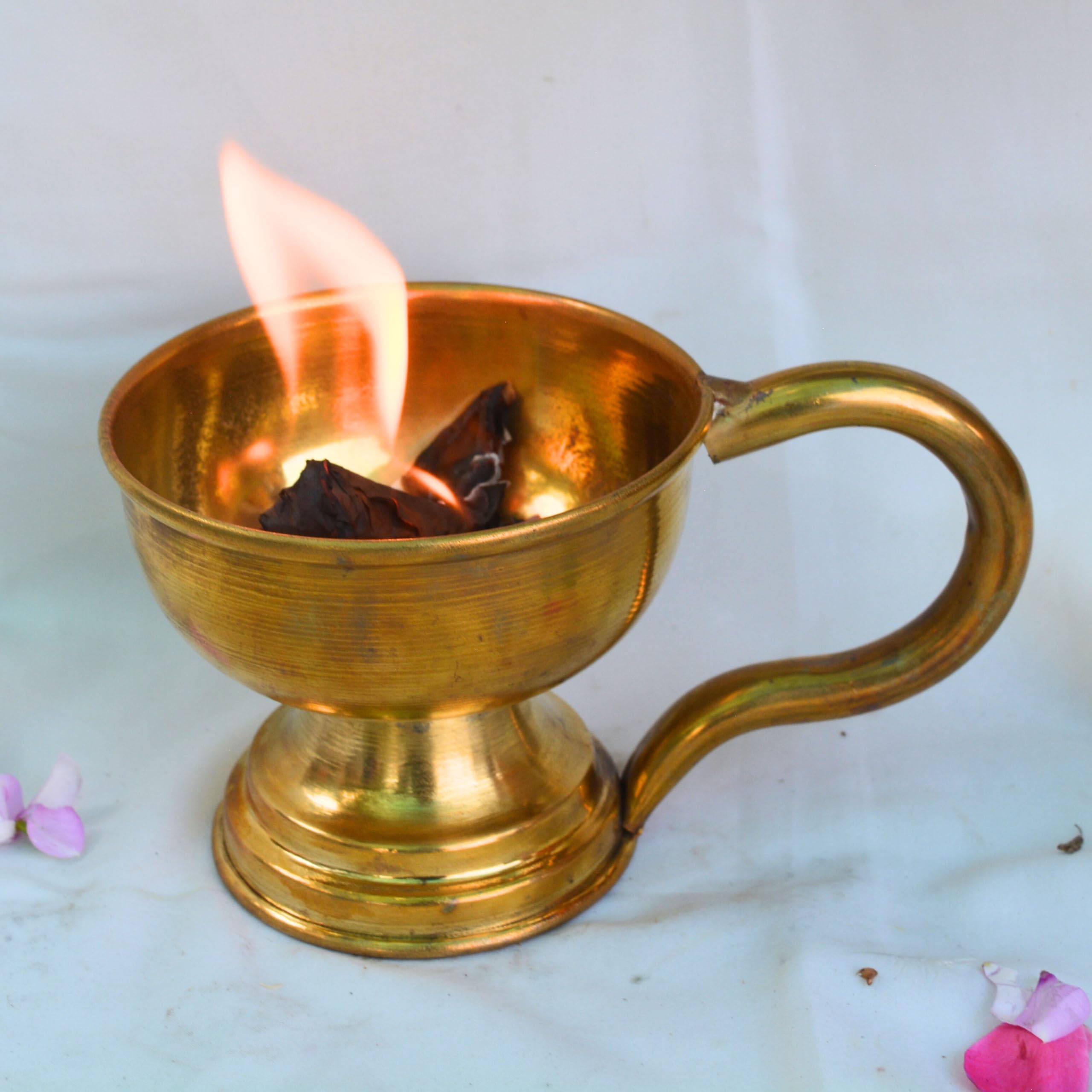 Amazon.com: Brass Dhoop Dani with Handle 7