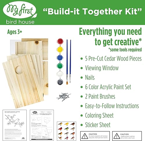 Miniatura 2 de Nature's Way Bird Products DIY Primera ventana de visualización Jardín-Casa-Pájaro, Madera