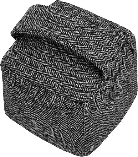 Topes de puerta resistentes, tope de puerta con peso de 4.4 libras, topes decorativos de puerta de animales, tope de piso de tela pesada para