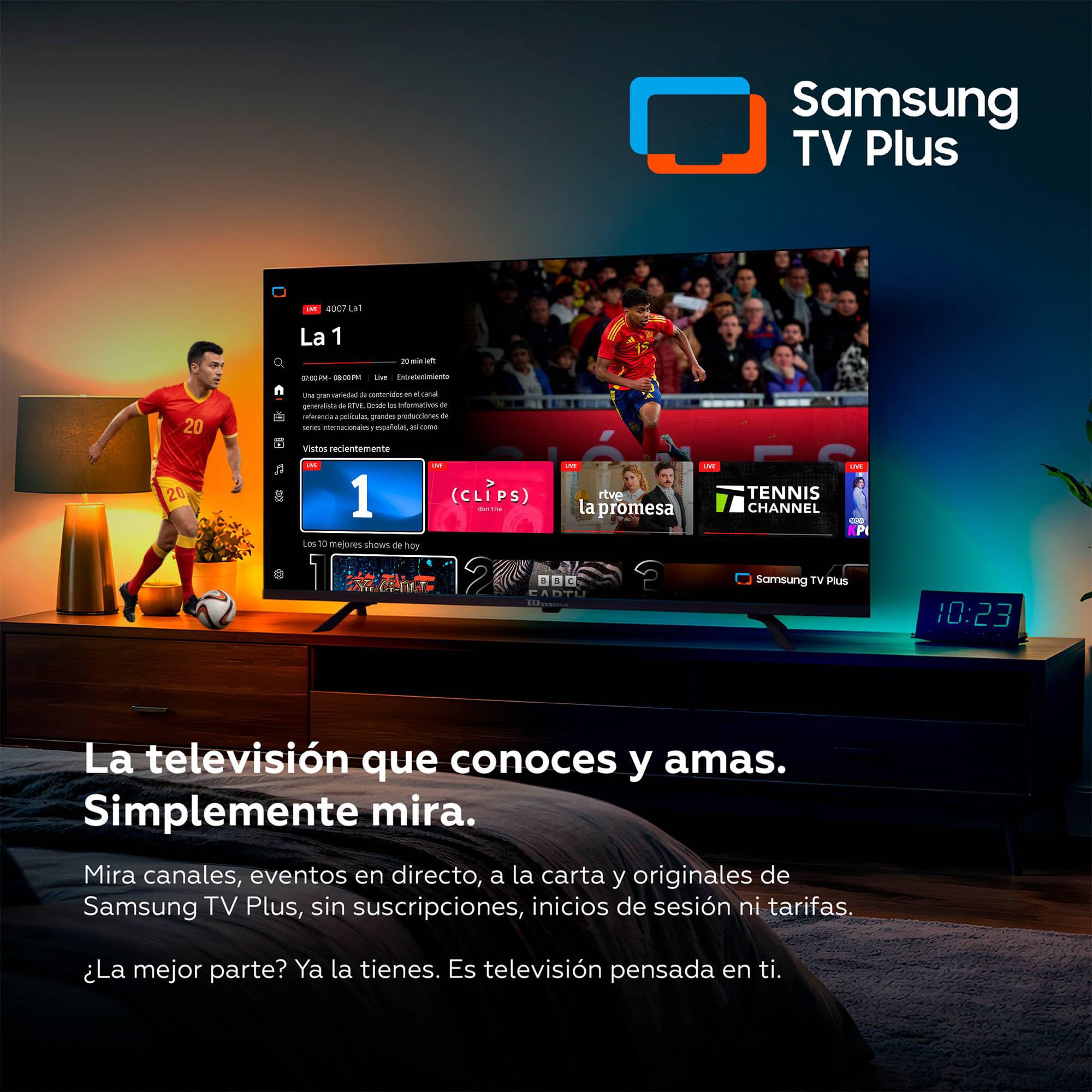 TD Systems - Smart TV 40 Pulgadas Full HD con Tizen OS 8.0 Powered by Samsung, Televisión HDR10 con Sintonizador Triple, Televisores del 2026 | PRIME40C22TIZEN