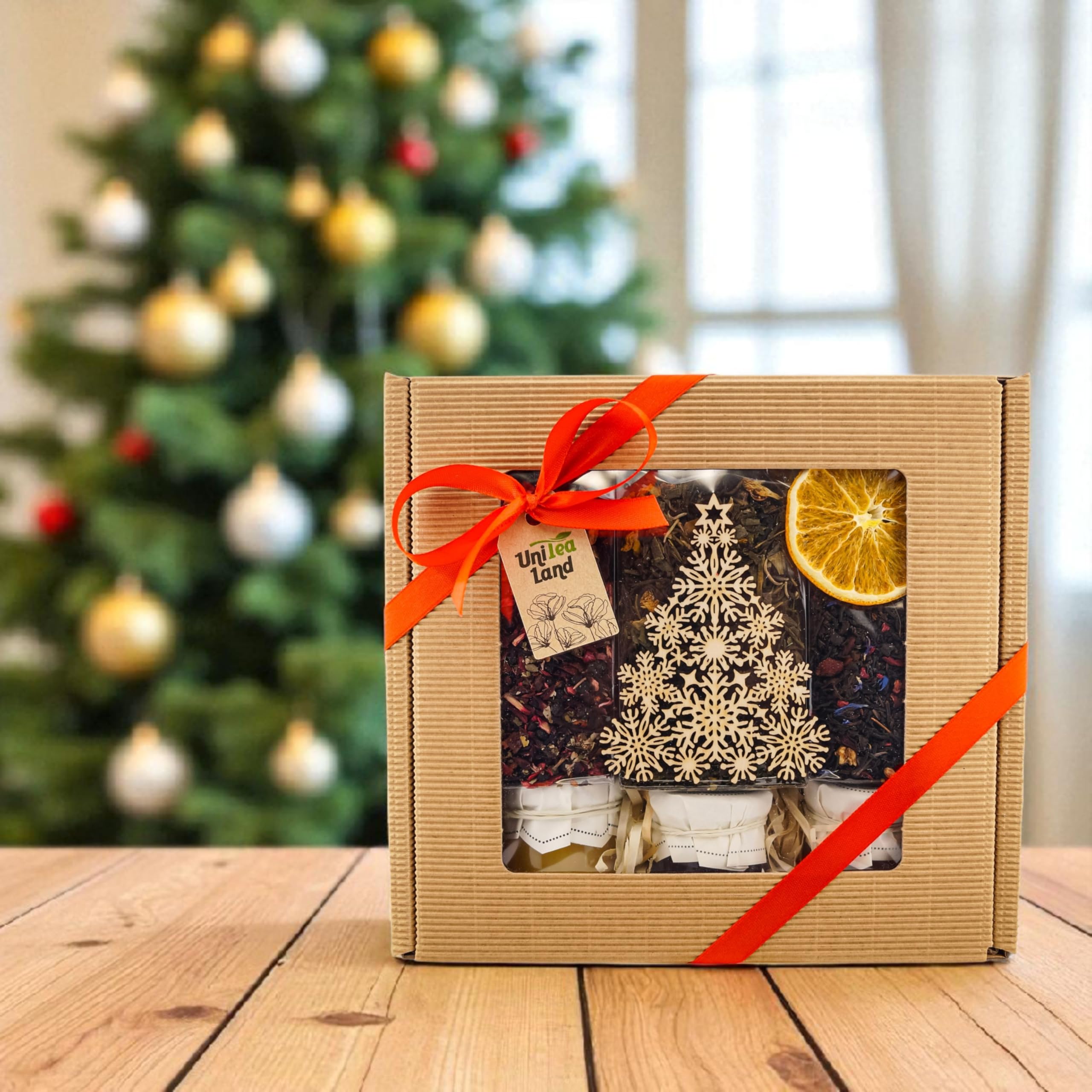 Set de regalo con té y dulces "Búho Sabio" UniTea Land