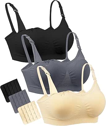 Civikbra Nursing Bra for Breastfeeding Seamless Full Bust Maternity Bras for Pregancy