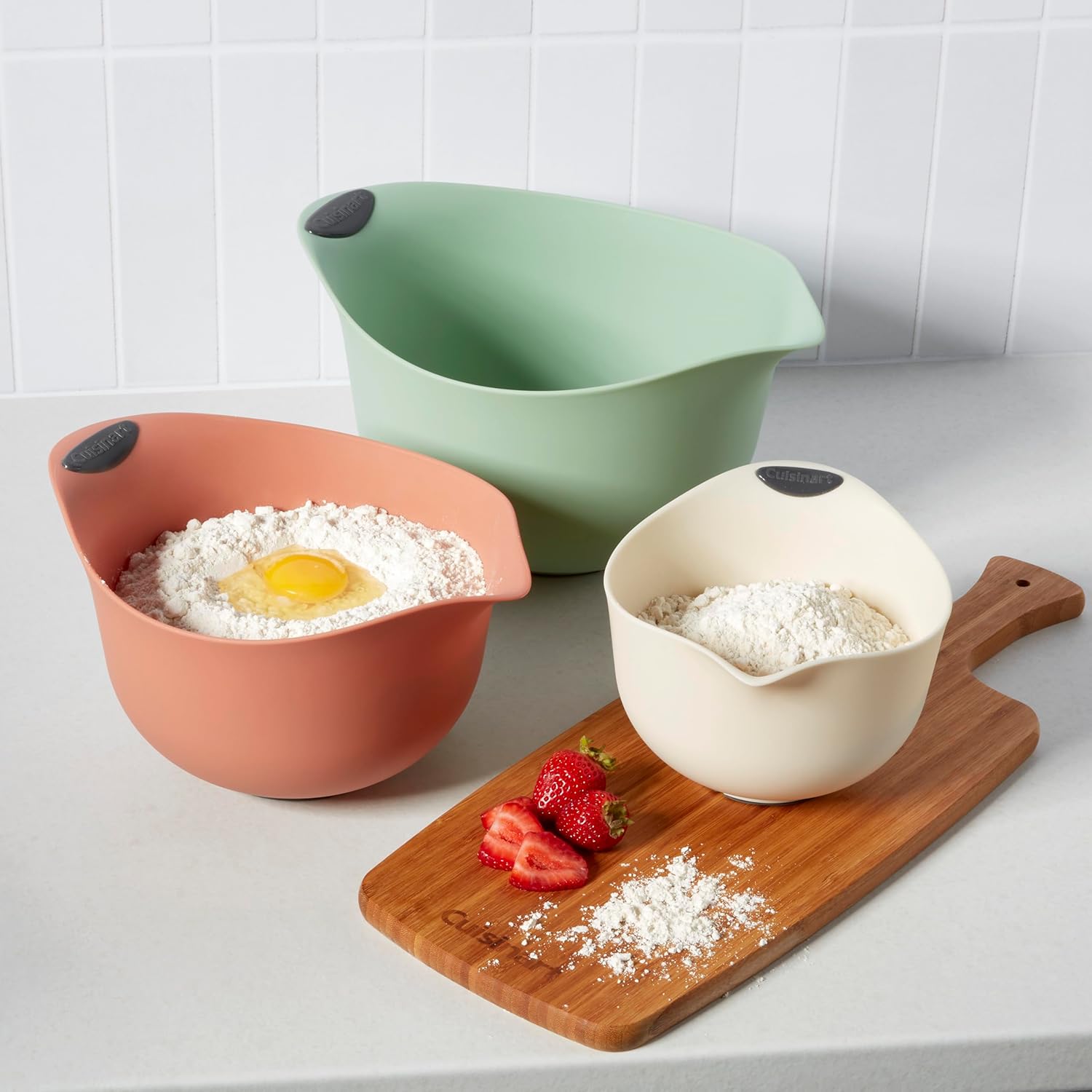 Cuisinart Mixing Bowl Set of 3, Desert Pallet