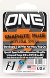 One-Wax - F1 Graphite Plus Additive 165g – Hot Wax/Rub-On Universal Speed Conditions Formula Snowboard/Ski/Nordic - Anti-Friction Performance, FAST + Durable- Our Factory Made USA-No Fluoro