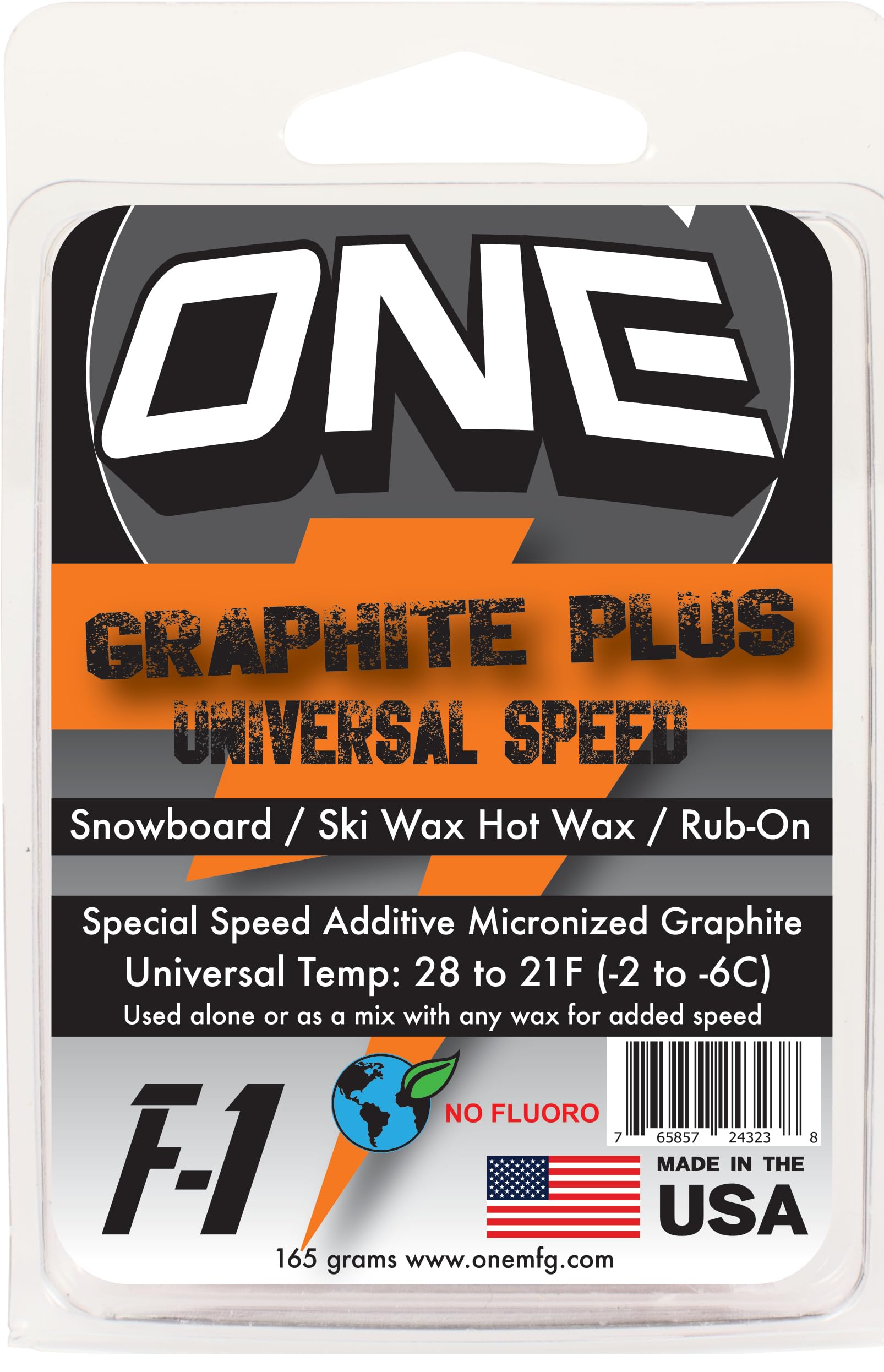 Amazon.com: One-Wax - F1 Graphite Plus Additive 165g – Hot Wax/Rub