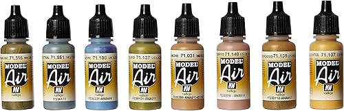 Miniatura 3 de Vallejo Operaciones del Teatro Mediterráneo del Cuerpo Aéreo del Ejército de Estados Unidos Pintura de la Segund