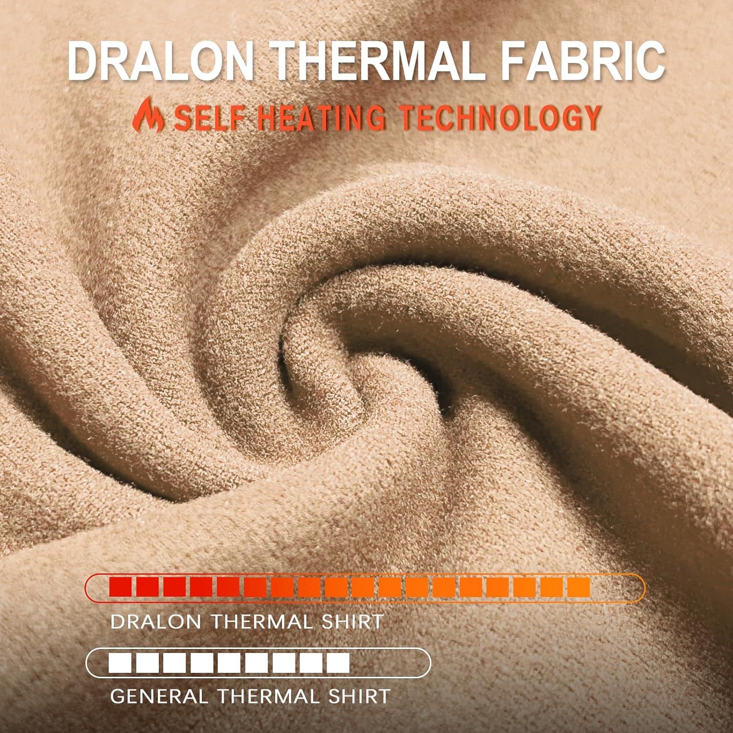 WOWENY Womens 3/4 Sleeve Sweetheart Neck Thermal Shirts T Shirts Underwear Tops Basic Fitted Tees Warm Base Layer - Image 3