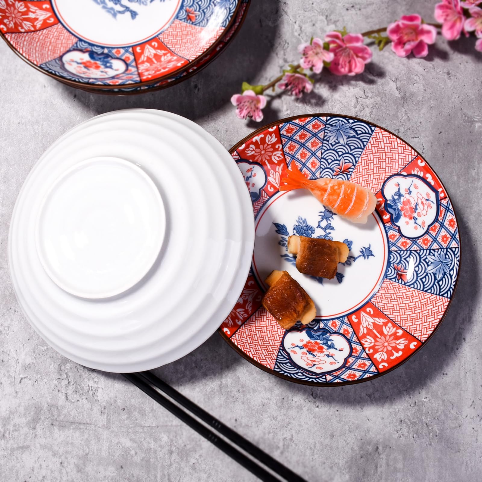 Amazon.com | Cerficer Porcelain Dinner Plates Set of 4, 8