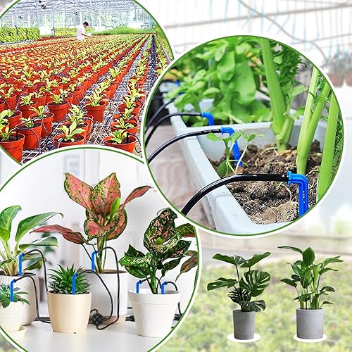 Miniatura 7 de Sistema de riego automático con temporizador para plantas en maceta, 16 macetas de riego automático de plantas con bomba, riego automático para