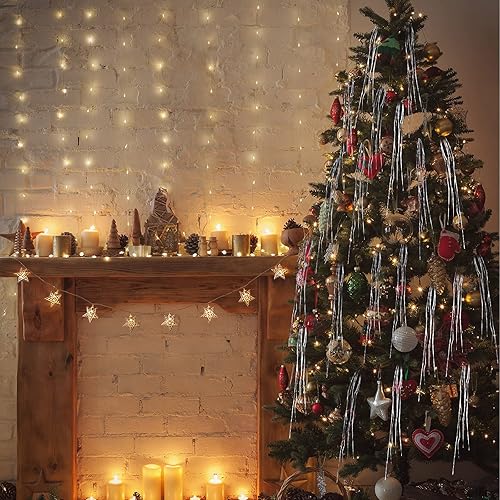 Miniatura 2 de 14000 piezas de papel de aluminio de oropel de carámbano de Navidad con flecos de oropel para cumpleaños, cortina de oropel de carámbanos, oropel de