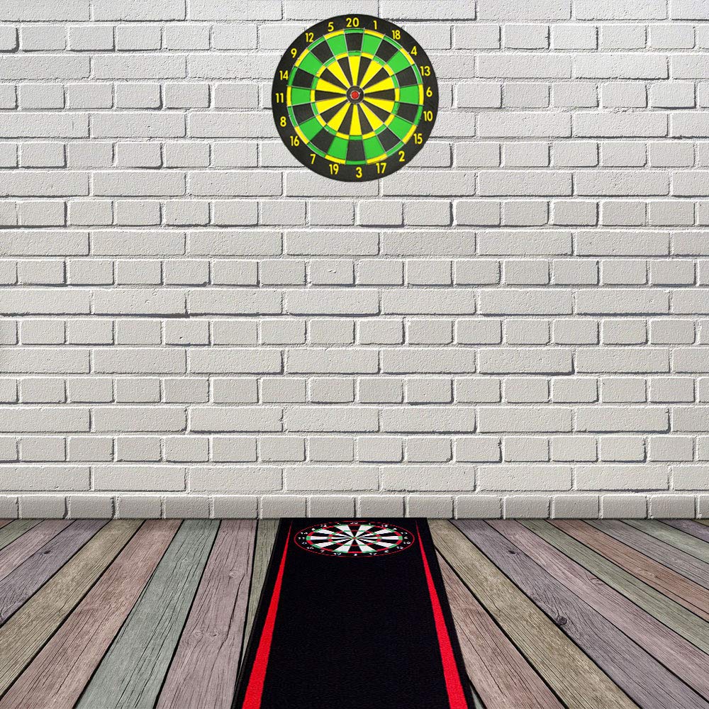 Kingpower Tapis de Fléchettes Paillet de Fléchettes Tournoi Fléchettes Dart 290x60 cm