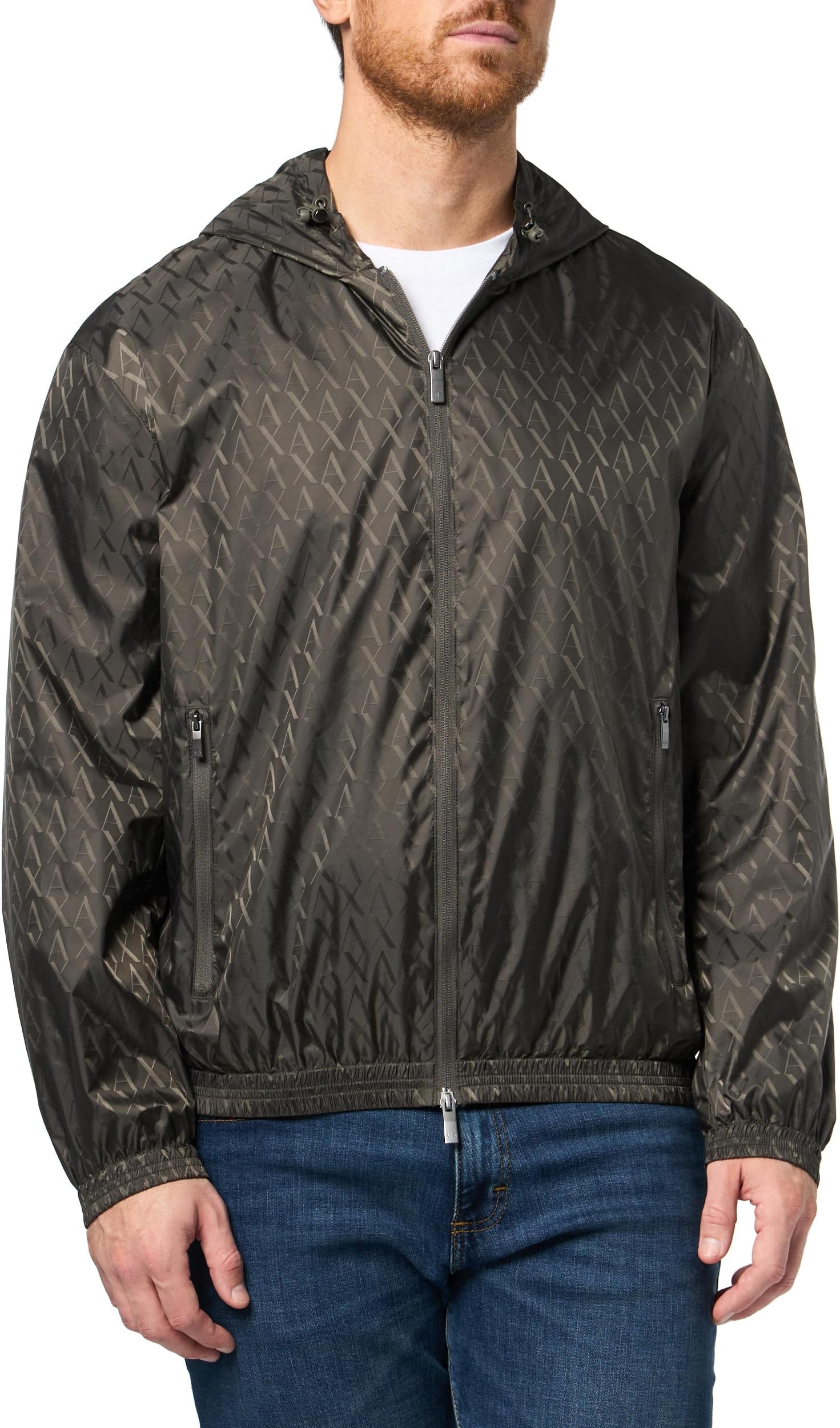 mens Jacquard Blouson Jacket