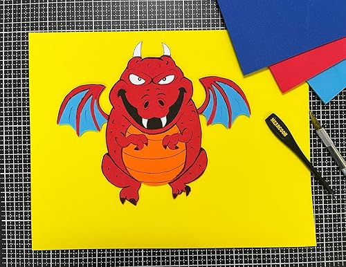 Miniatura 6 de MEARCOOH Hojas de espuma para manualidades, 9 x 12 pulgadas, paquete de 30 unidades, 15 colores, 2mm, juego de papel de espuma Eva