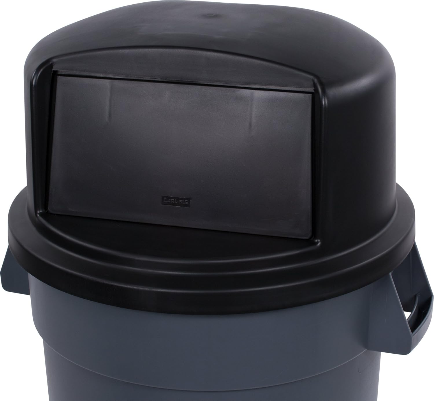 Amаzіng 🔥 Carlisle 34103403 Bronco Polyethylene Round Dome Lid, 22.84 Diameter x 12.21 Height, Black, For 32 Gallon Trash Containers