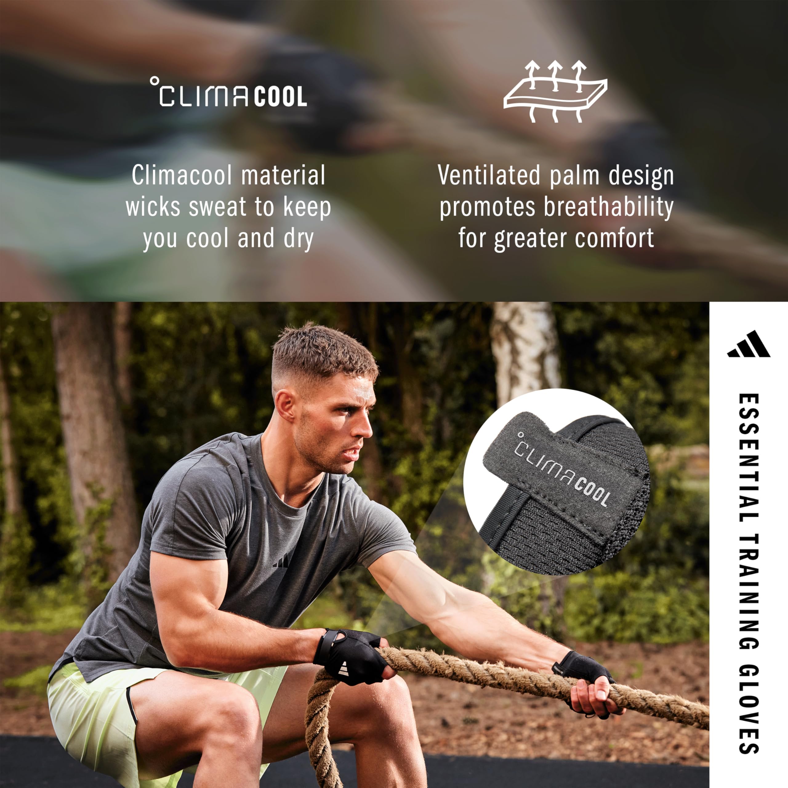 adidas Unisex – Essential rękawice treningowe dla dorosłych