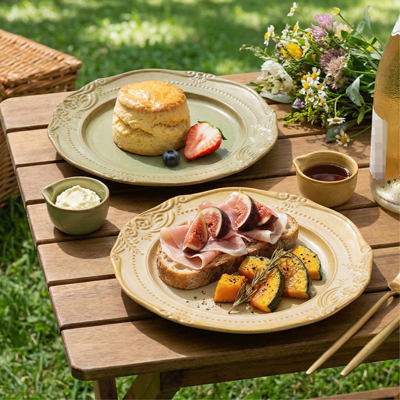 Półmisek ceramiczny retro