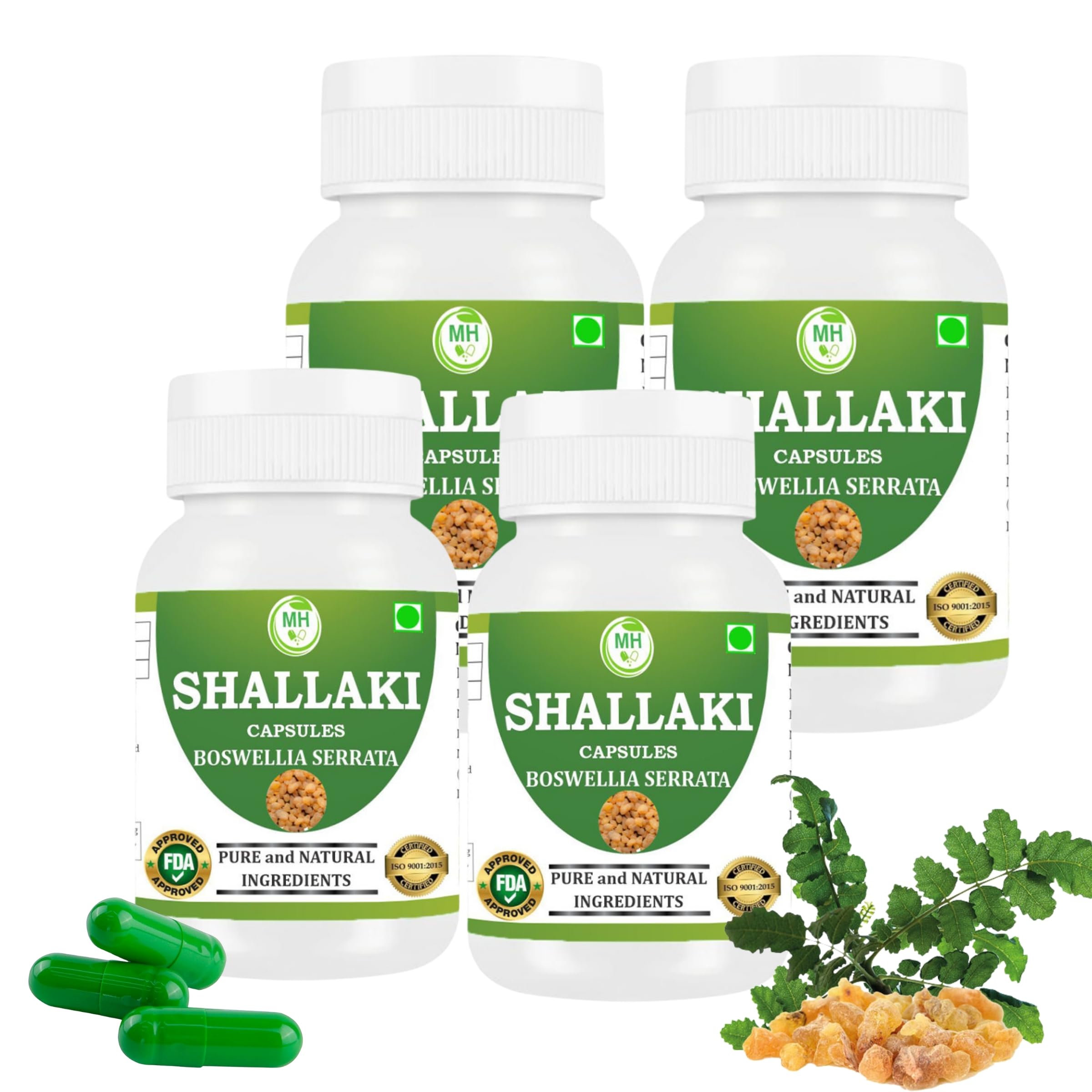 SHALLAKI Capsules – 60 Veg Capsules | Pure Boswellia Serrata Extract | Natural Ayurvedic Supplement for Joint & Mobility Wellness (pack of 1) — Amazon image 6