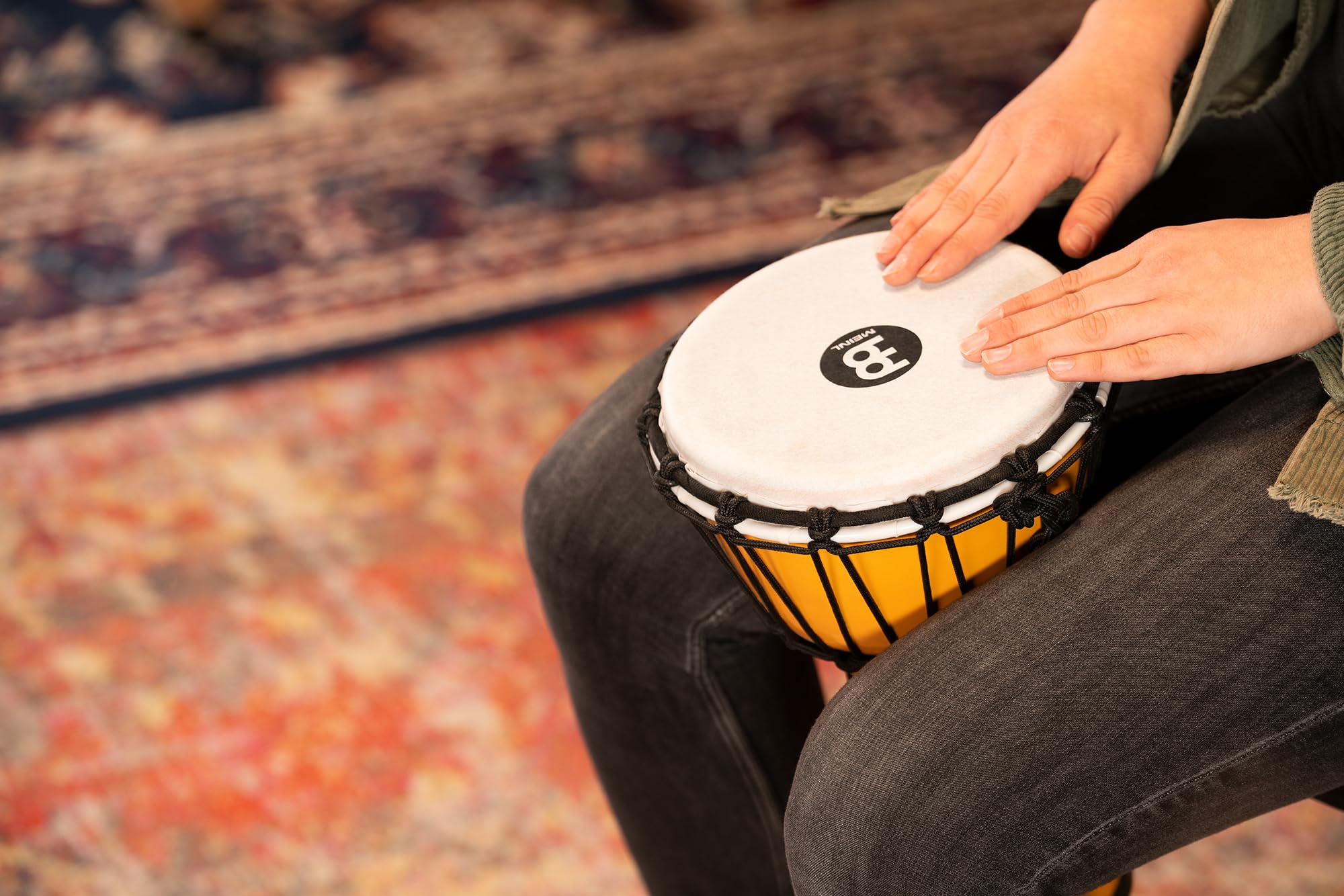 Meinl JRD-Y Jr. Djembe 7" (Yellow) - Djembe