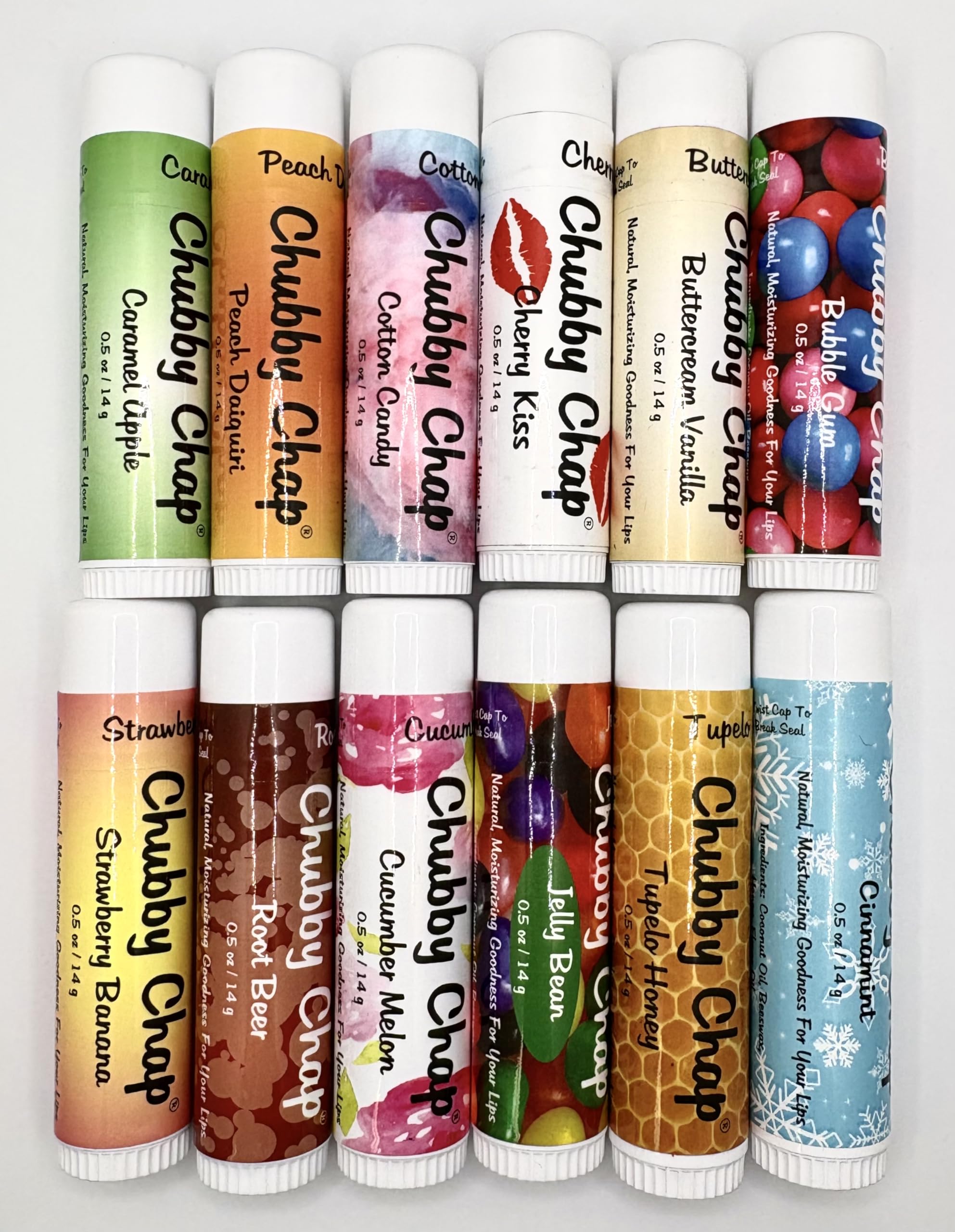 Amazon.com: Chubby Chap - Large Jumbo Natural Lip Balm - 12 Count