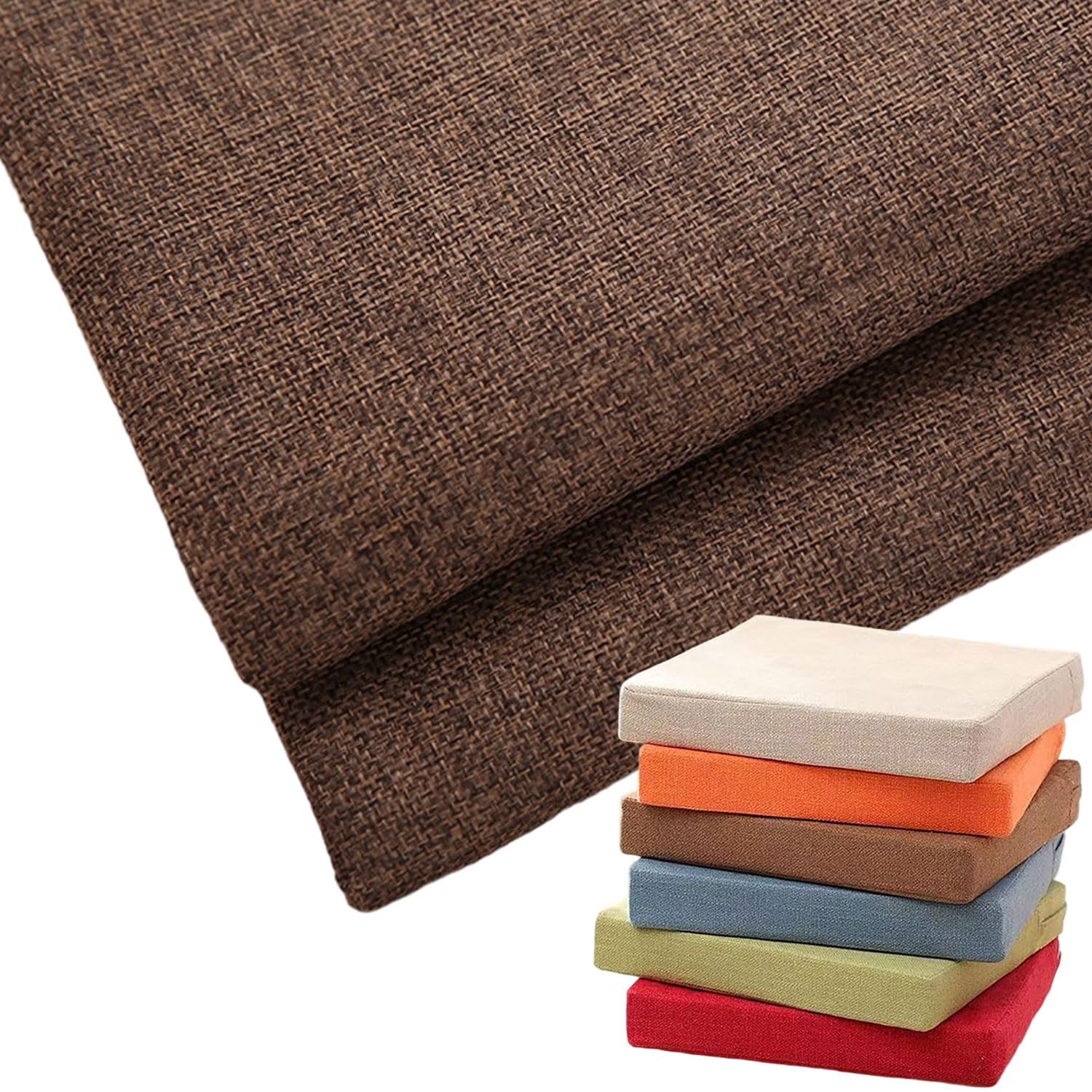Almohada de viaje de espuma viscoelástica de 38 x 38 x 8 cm, cojín de asiento antideslizante con funda extraíble, ideal para comedor, cocina, bar, perfecto para viajes largos y comodidad sobre la