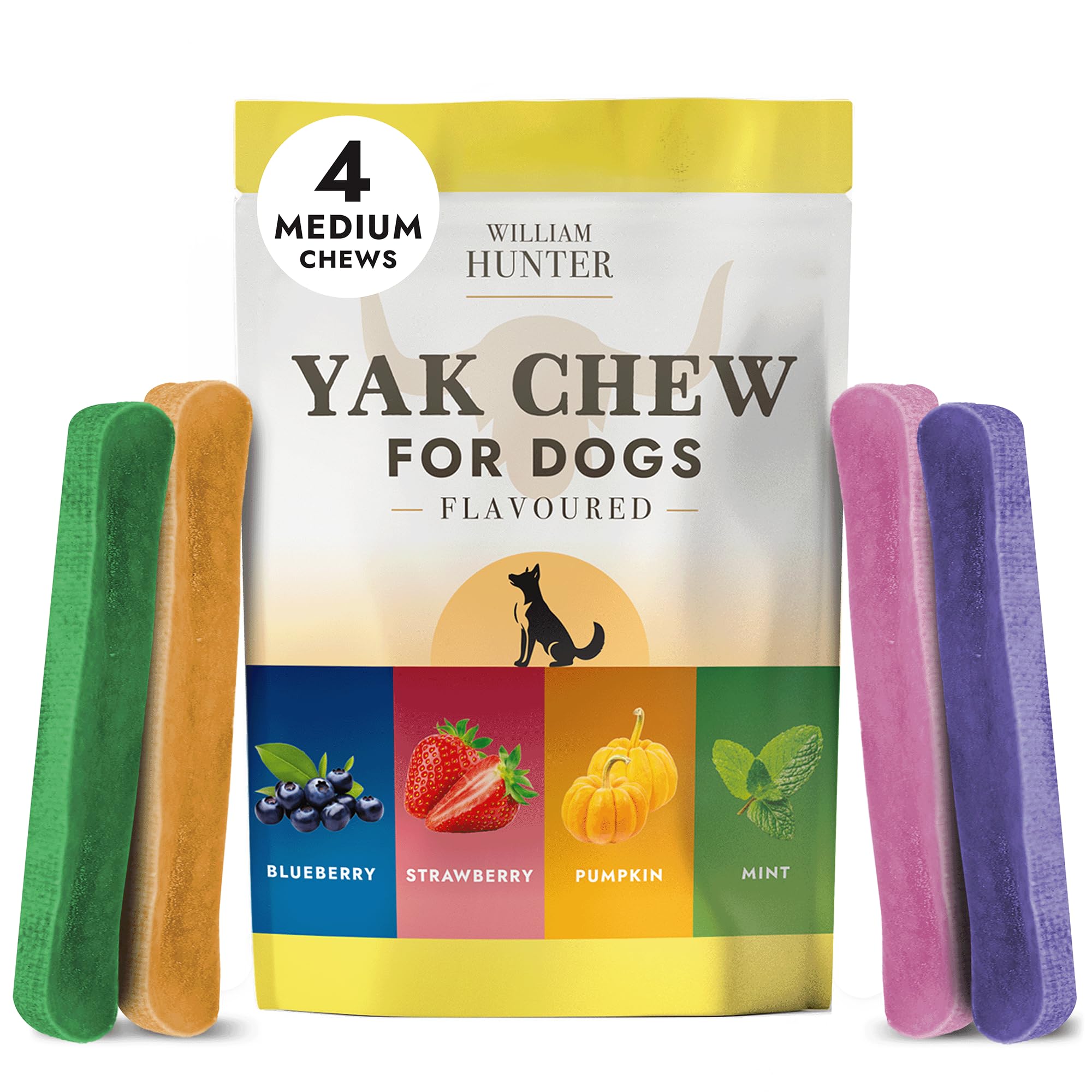 Yak Chews for Dogs - Natural Long Lasting Dog Chew - Grain Free — image 1
