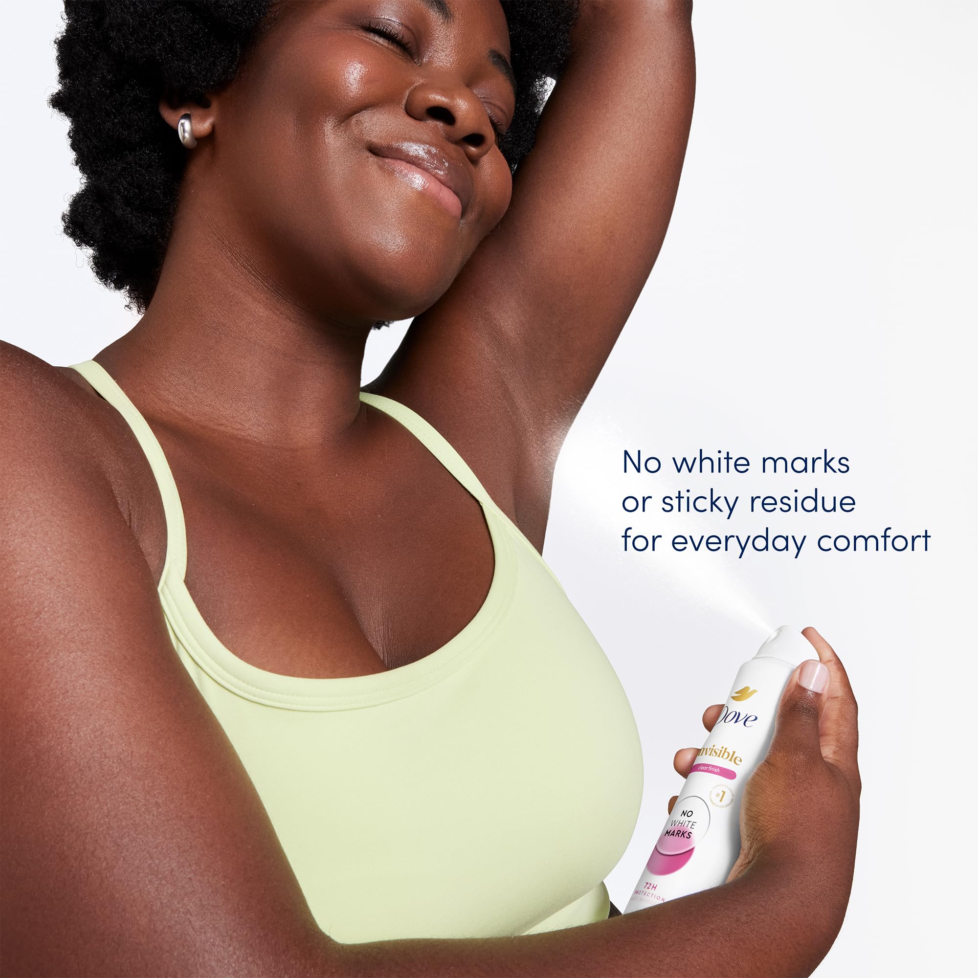 Dove Invisible Clear Antiperspirant - No White Marks -4
