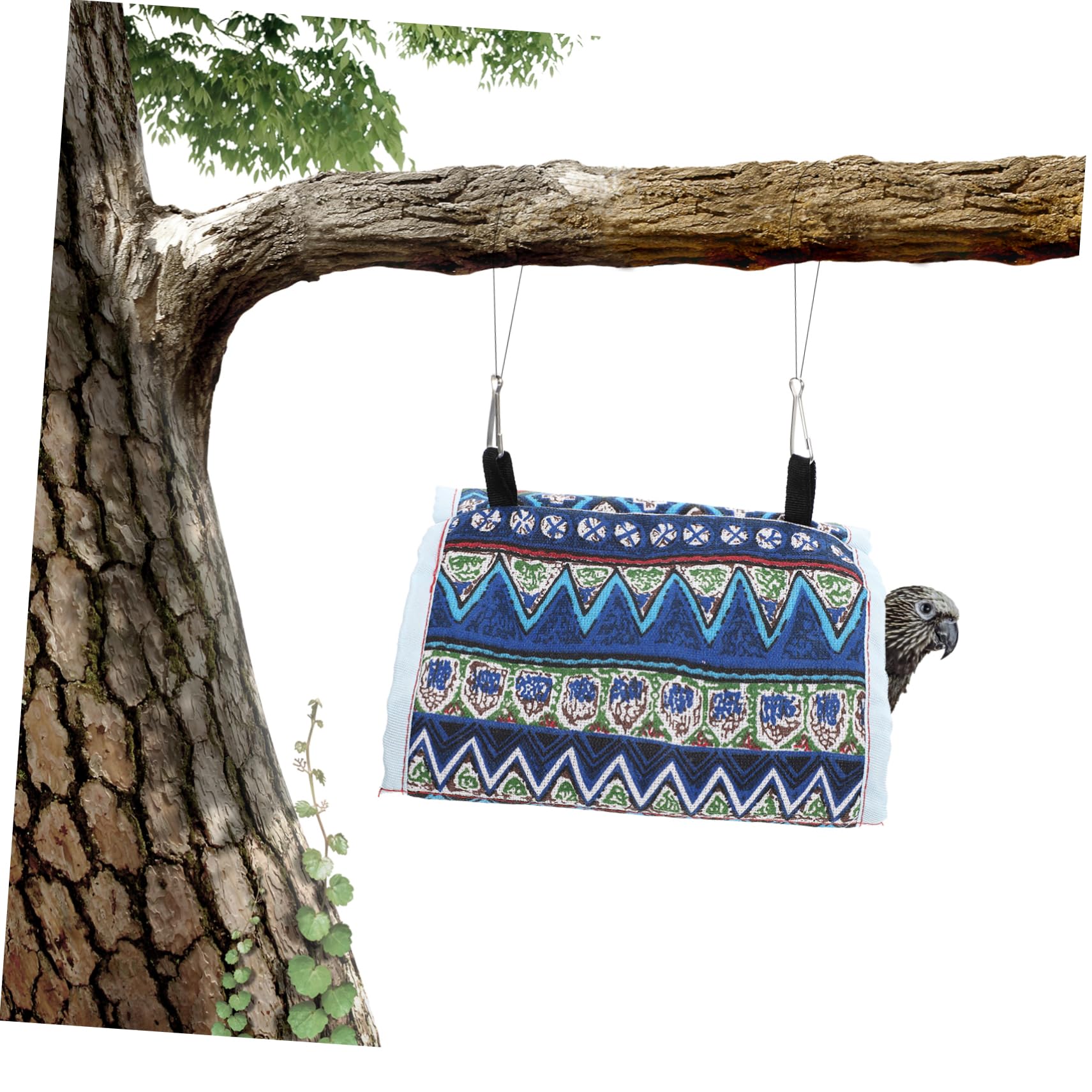 BESPORTBLE 9pièces Hamac Suspendu pour Perroquets De Tente De pour Oiseaux pour Cage Branche Accessoire Amusant Et Confortable pour Oiseaux De Compagnie