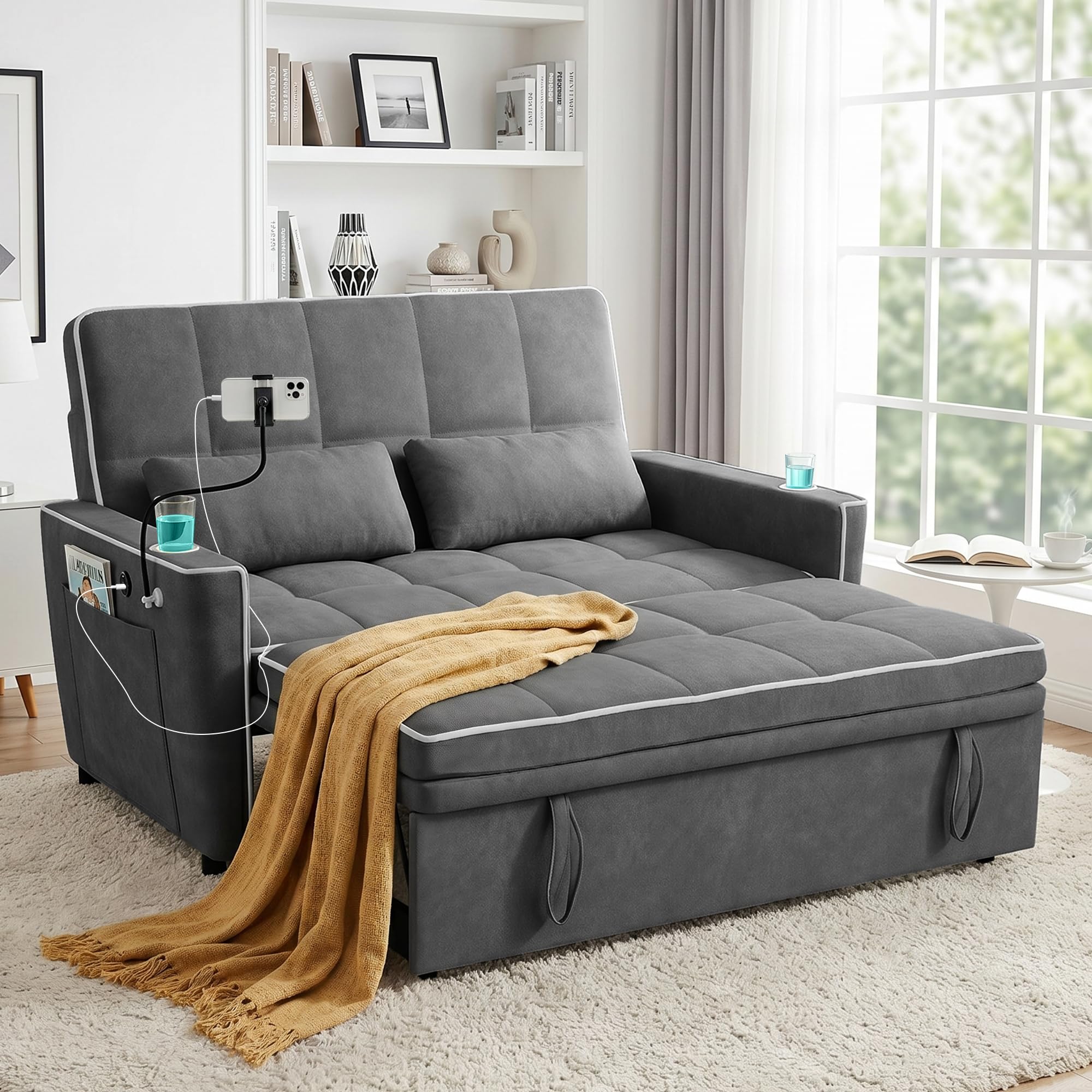 tiramisubest 54'' Sleeper Sofa