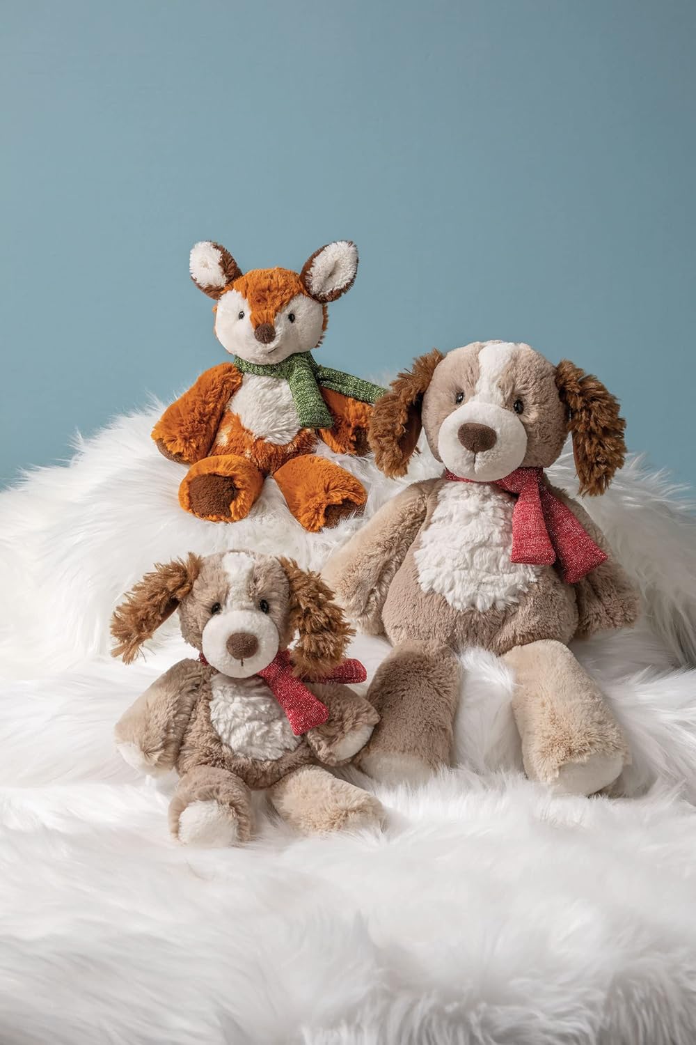 Mary Meyer Marshmallow Zoo Stuffed Animal Soft Toy, 9-Inches, Junior Holiday Fawn