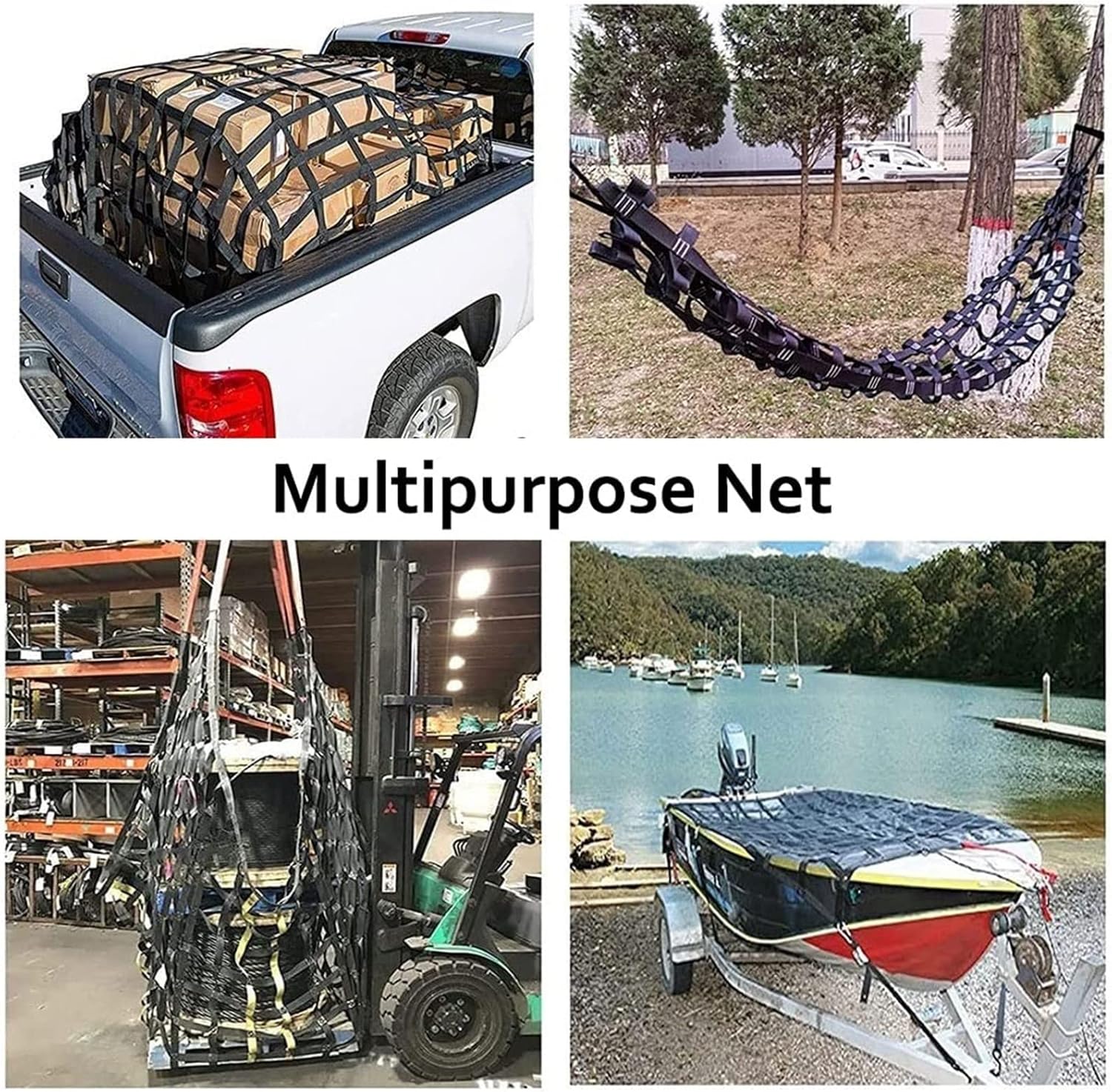 貨物網 - ナイロン貨物持ち上がる網, 破れにくいリフティングメッシュベルト、 埠頭安全破れにくい強力耐荷重バッグネット、 パーソナ